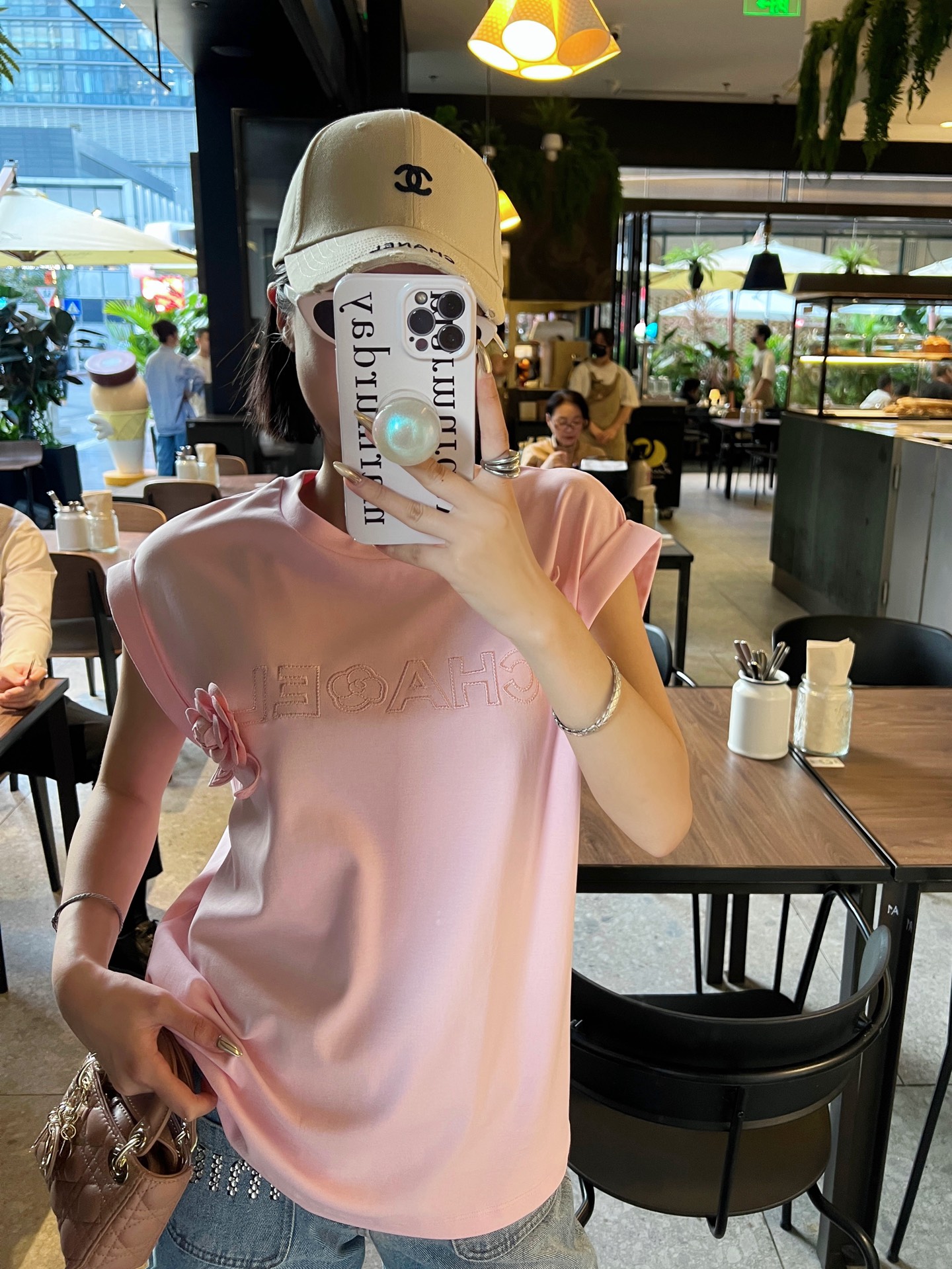 NO:424348,three-dimensional camellia, alexander wang19860909立体茶花,,alexander wang,Women's clothing