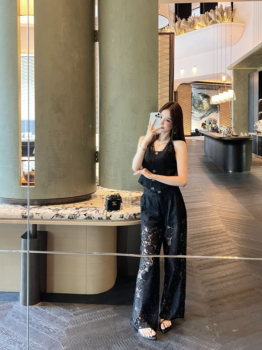 NO:441570,lace suit, alexander wang19860909蕾丝套装,,alexander wang,Women's clothing