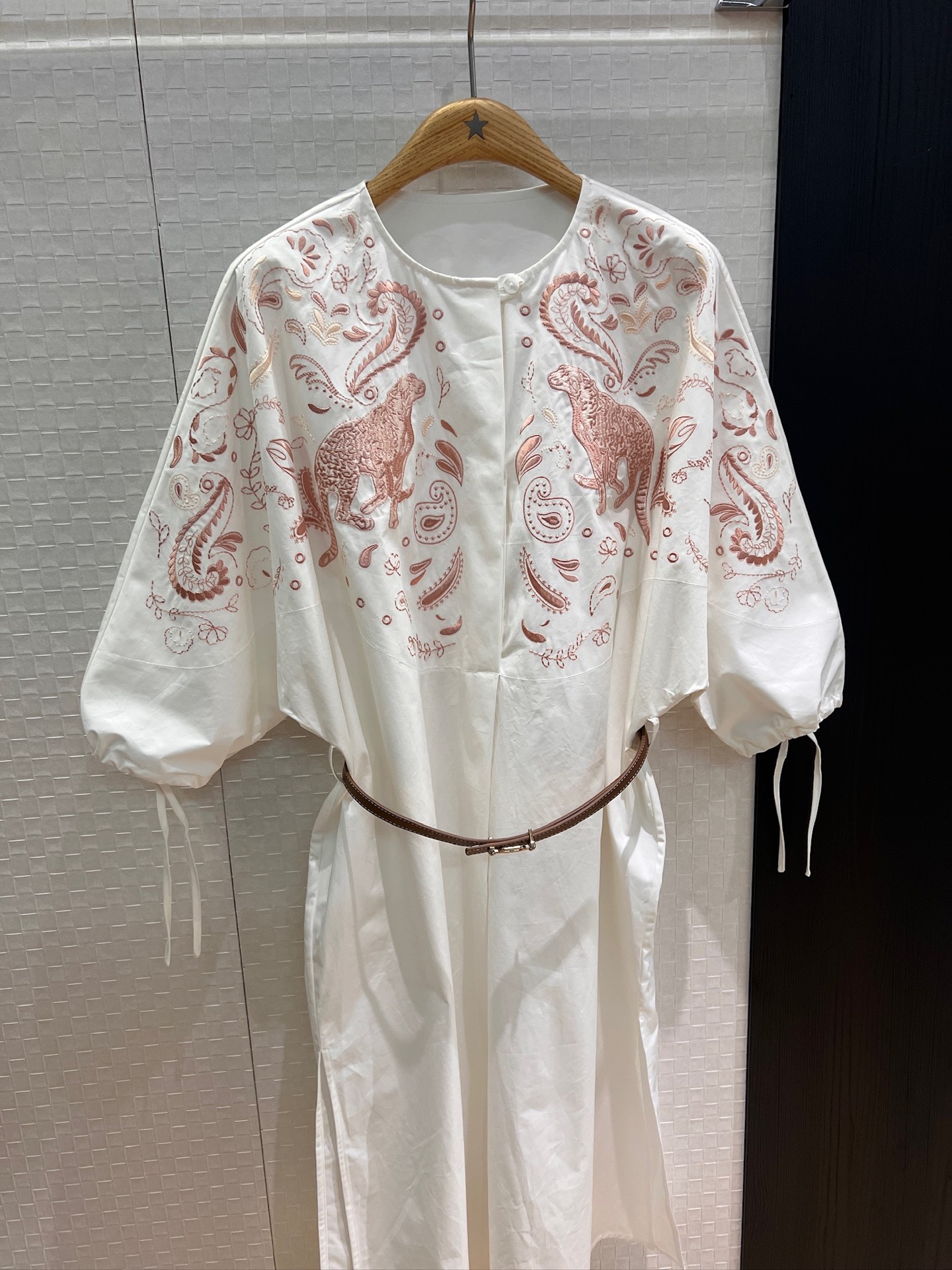 Elegant Embroidered Maxi Dress with Belt - Bohemian Holiday Style 3 i1752318396598 2594 0 1