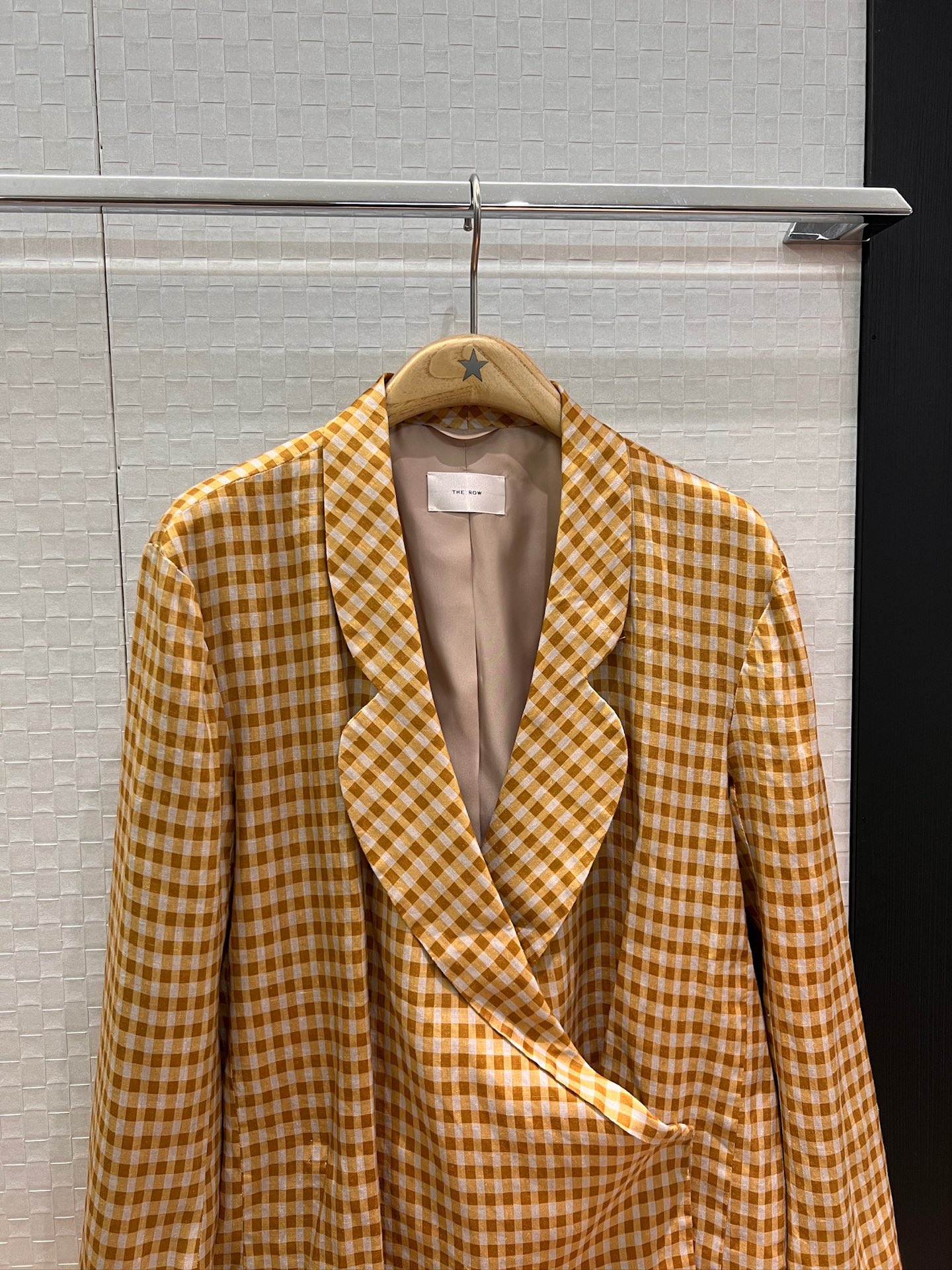 NO:455662,Exterior wide-leg pants early autumn new style The Row Ni Ni Jeremiah star style minimalist style loose plaid irregular thread suit jacket same style plaid wide-leg plaid straight pants thin and breathable Comfortable and lazy SML, Jackets & coats, business suit, alexander wang19860909外 阔腿裤早秋新款The Row 倪妮Jeremiah明星同款 极简风宽松格纹不规则麻料西装外套同款格纹阔腿格纹直筒裤 轻薄透气 舒适慵懒 SML,,jackets & coats,business suit,alexander wang,Women's clothing