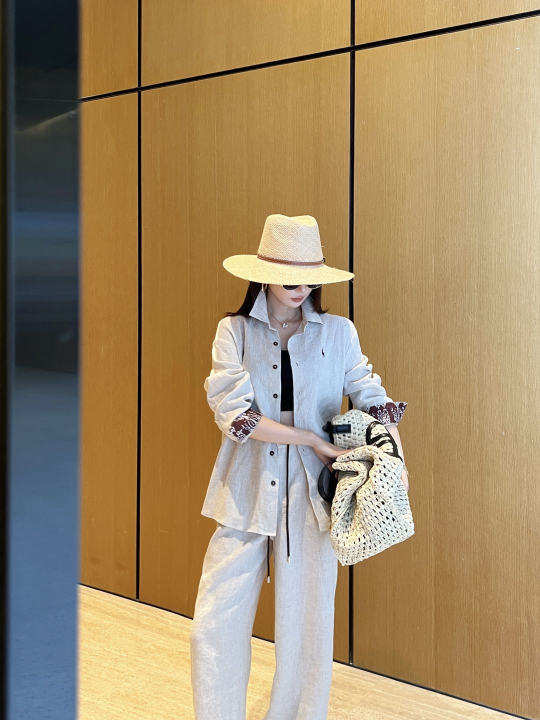 NO:456309,Lining pants original trouser color, alexander wang19860909衬 裤原麻色,,alexander wang,Women's clothing