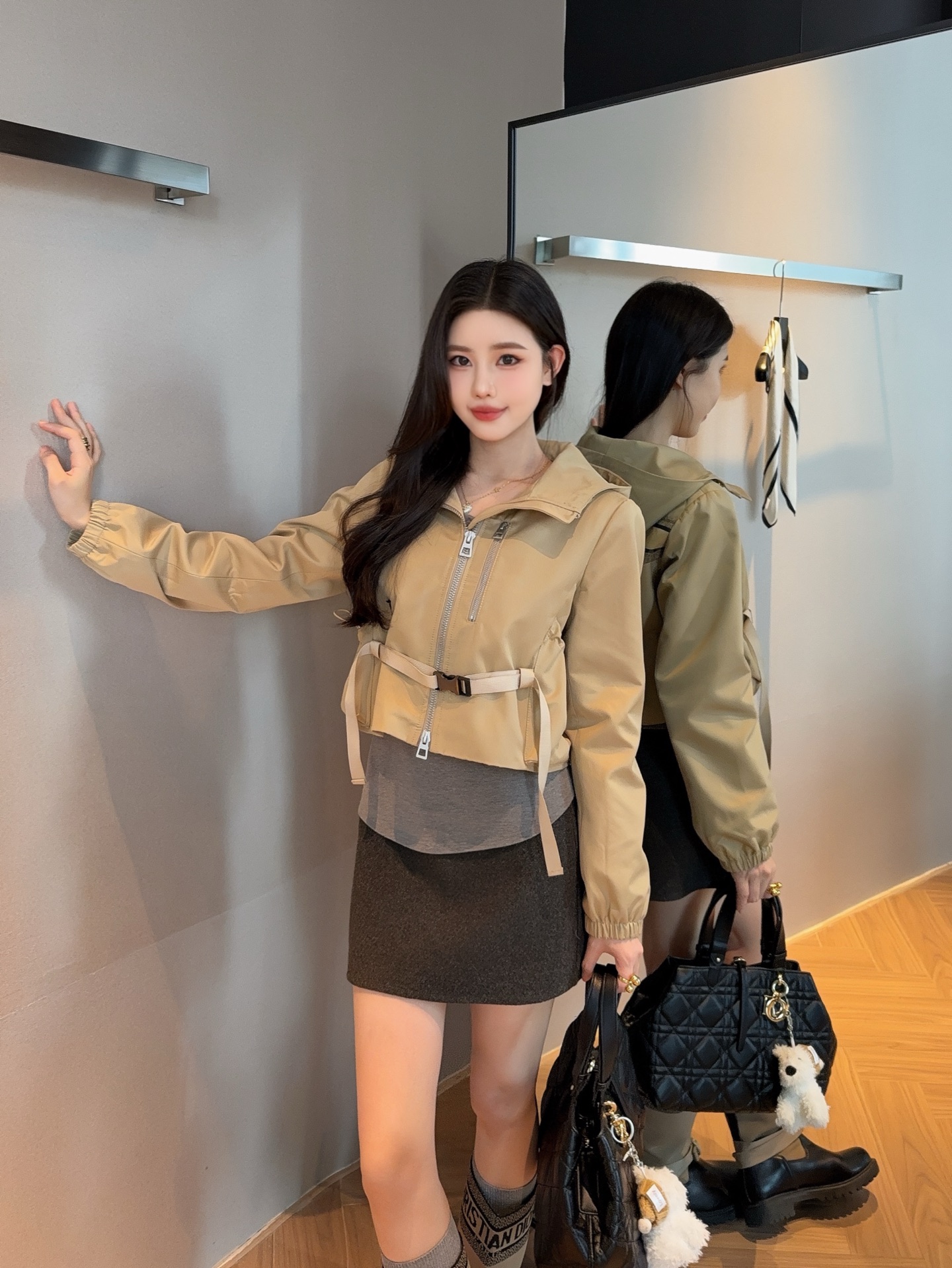 NO:493654,khaki, alexander wang19860909卡其,,alexander wang,Women's clothing