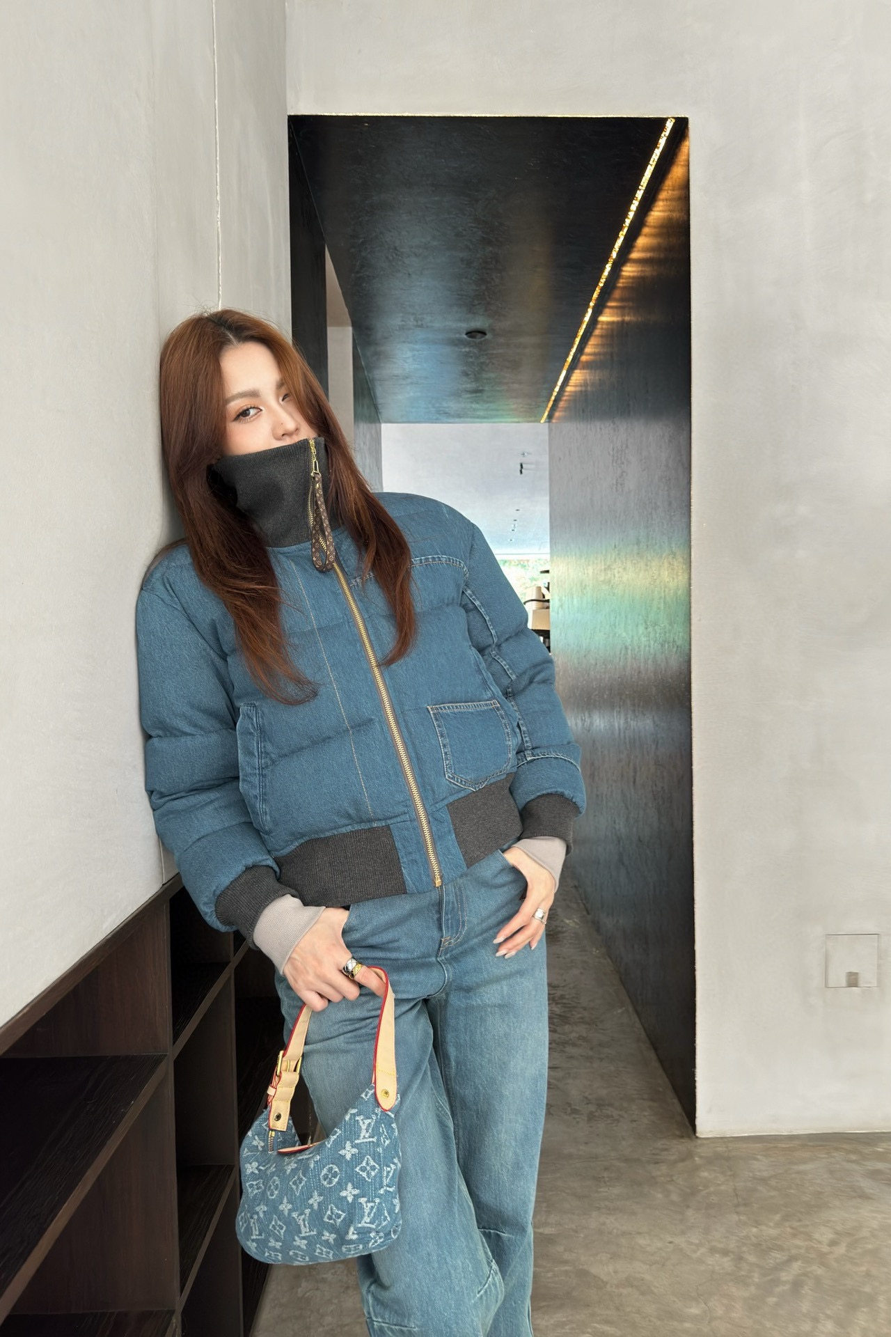 NO:499480,denim bread suit, alexander wang19860909牛仔面包服,,alexander wang,Women's clothing