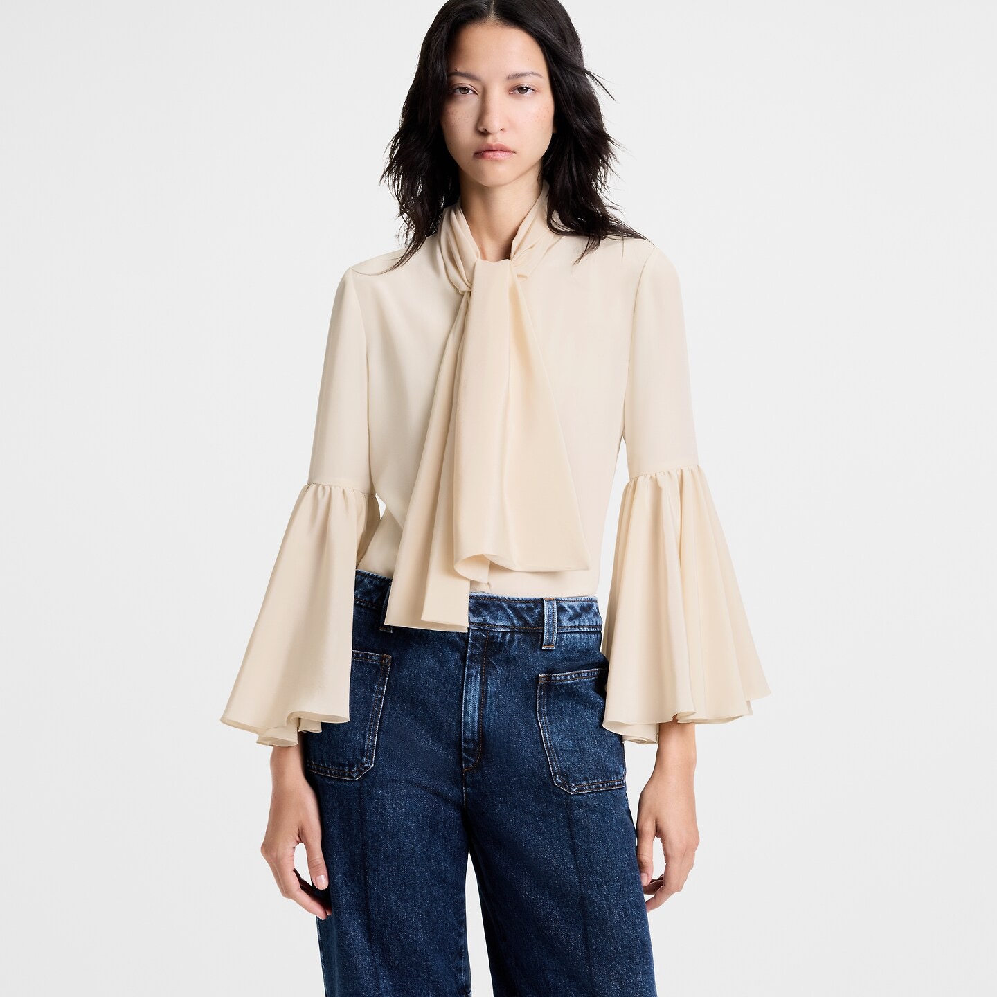 NO:607033,lotus leaf sleeves, alexander wang19860909荷叶袖,,alexander wang,Women's clothing