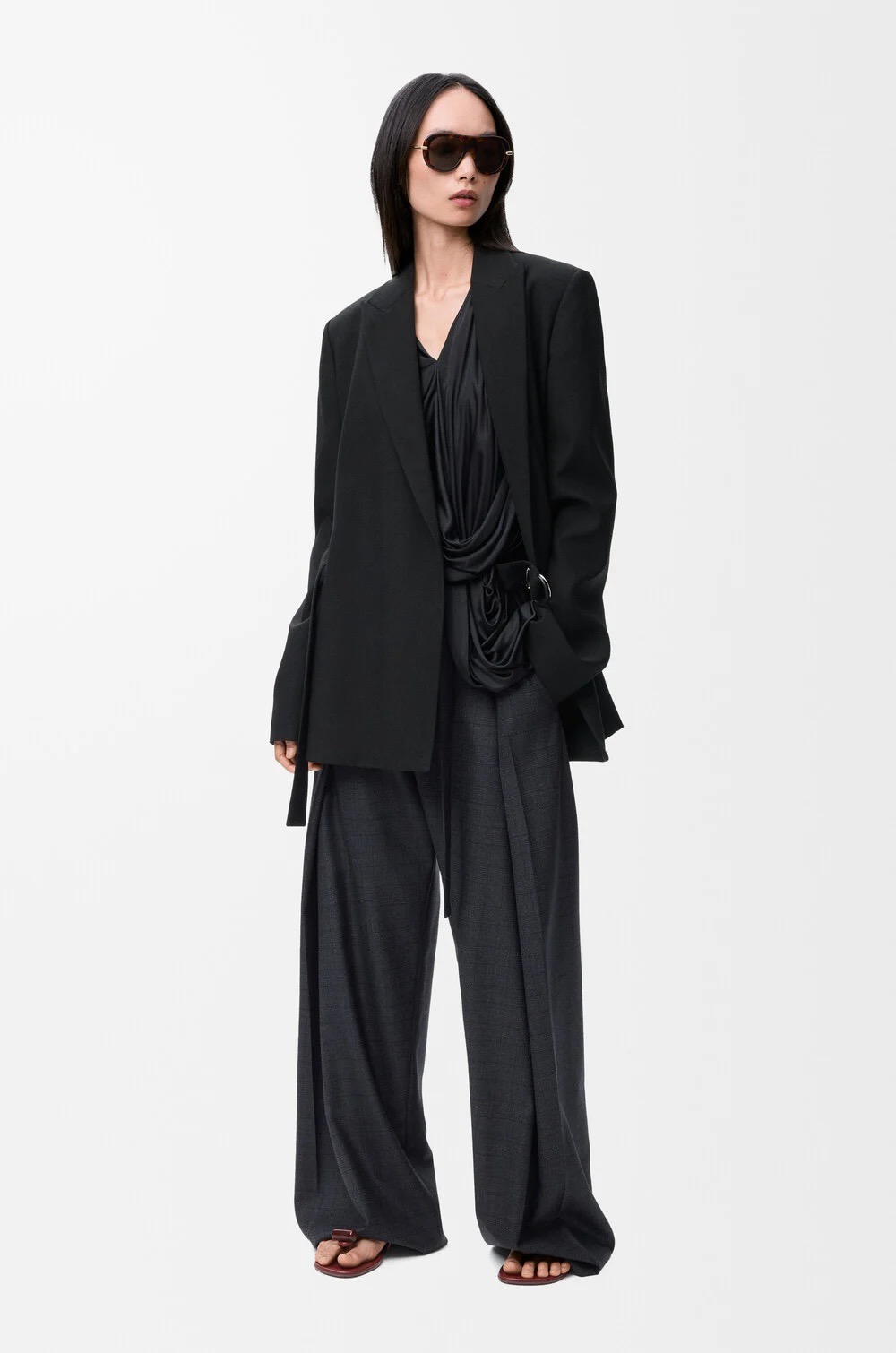 NO:624029,Lace-up suit,,business suit,alexander wang19860909系带西装,,business suit,alexander wang,Women's clothing