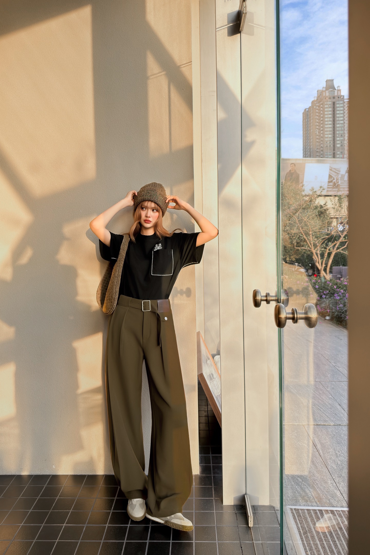 NO:624957,Army green pants,,alexander wang19860909军绿裤,,alexander wang,Women's clothing