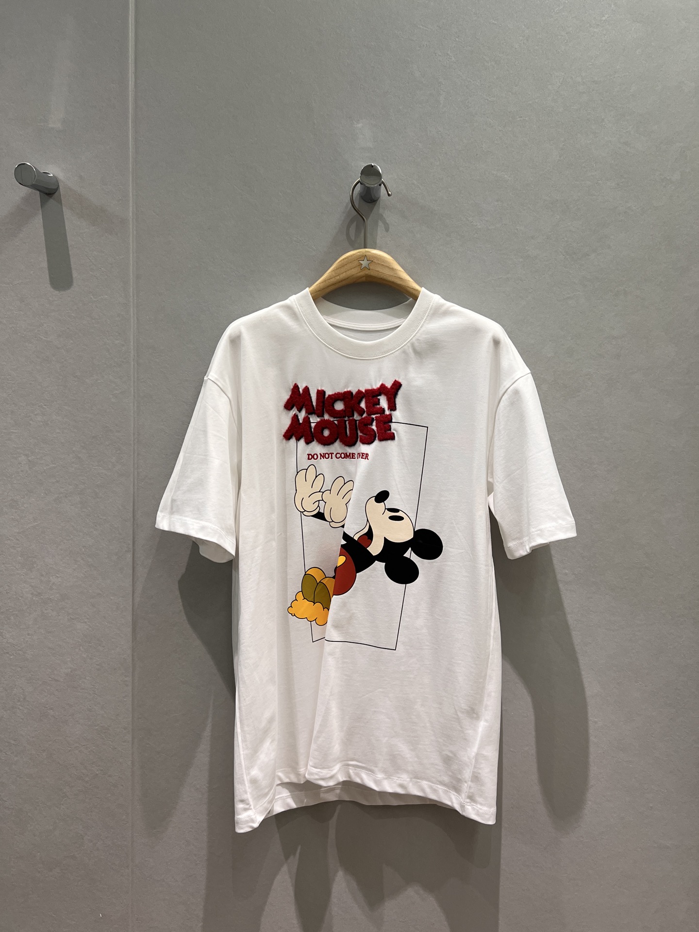 NO:650567,New three-dimensional towel embroidered Mickey printed T-shirt, loose and casual, cute and age-reducing, black, brown and white SML,,tees,t-shirt,alexander wang19860909新款立体毛巾绣米奇印花T恤宽松休闲 可爱减龄 黑色咖色白色 SML,,tees，t-shirt,alexander wang,Women's clothing