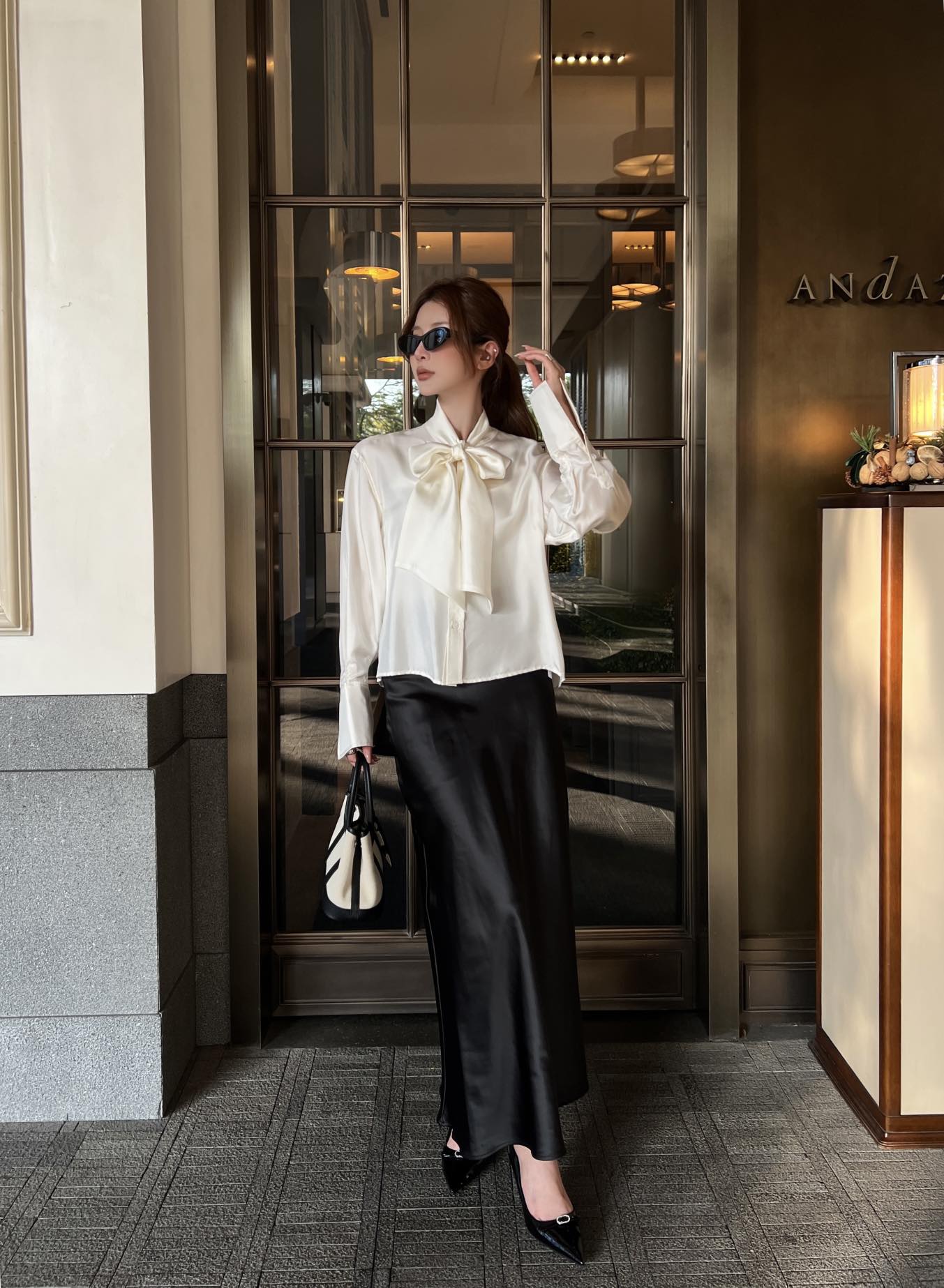 NO:656689,big bow,,alexander wang19860909大蝴蝶结,,alexander wang,Women's clothing