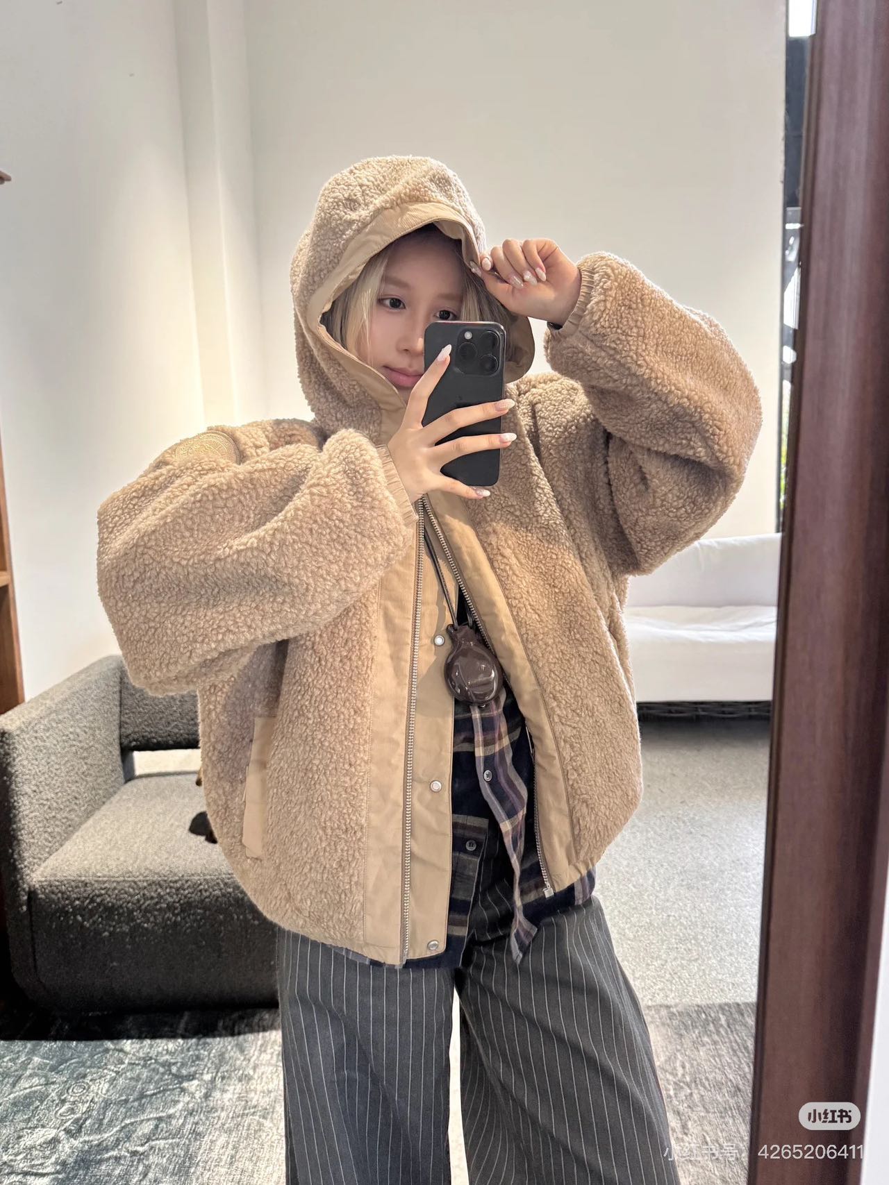 NO:663066,Reversible,, 19860909两面穿,, ,Women's clothing