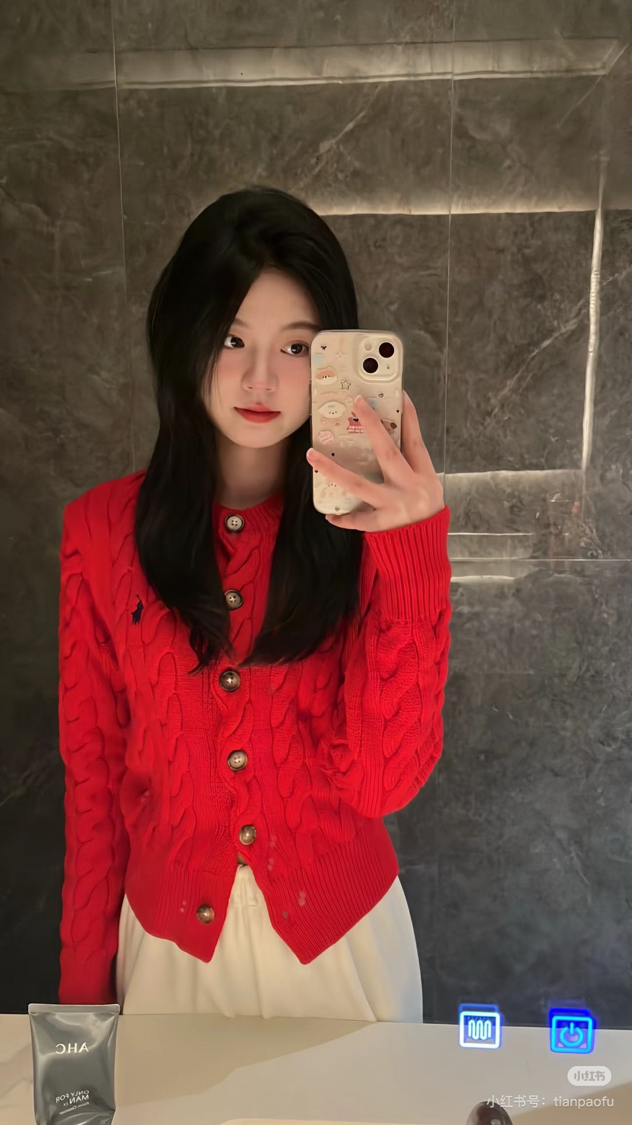 NO:684990,red cardigan,,19860909红色开衫,,,Women's clothing