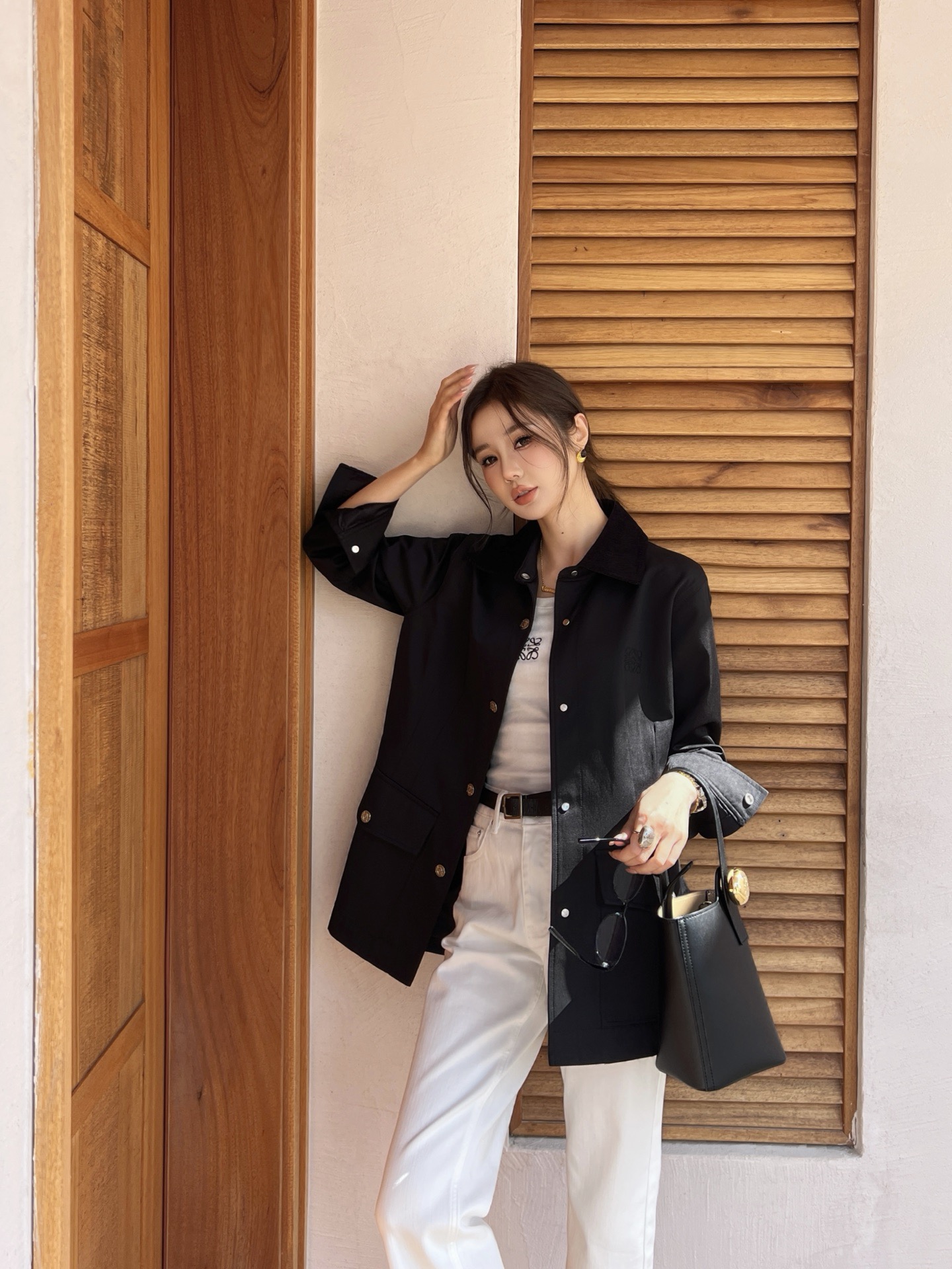 NO:740757,black upper body,19860909黑色上身,,,Women's clothing