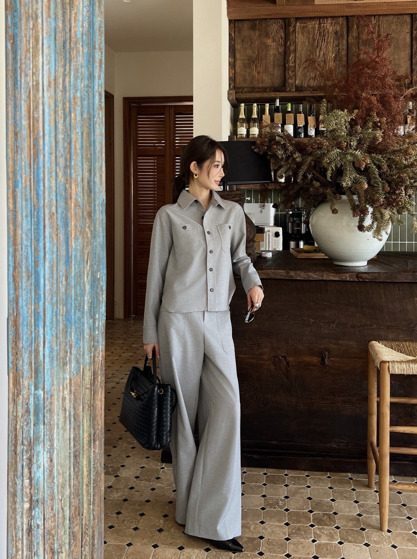 NO:753571,The shirt and pants are lazy,,19860909衬衣裤子p慵懒,,,Women's clothing