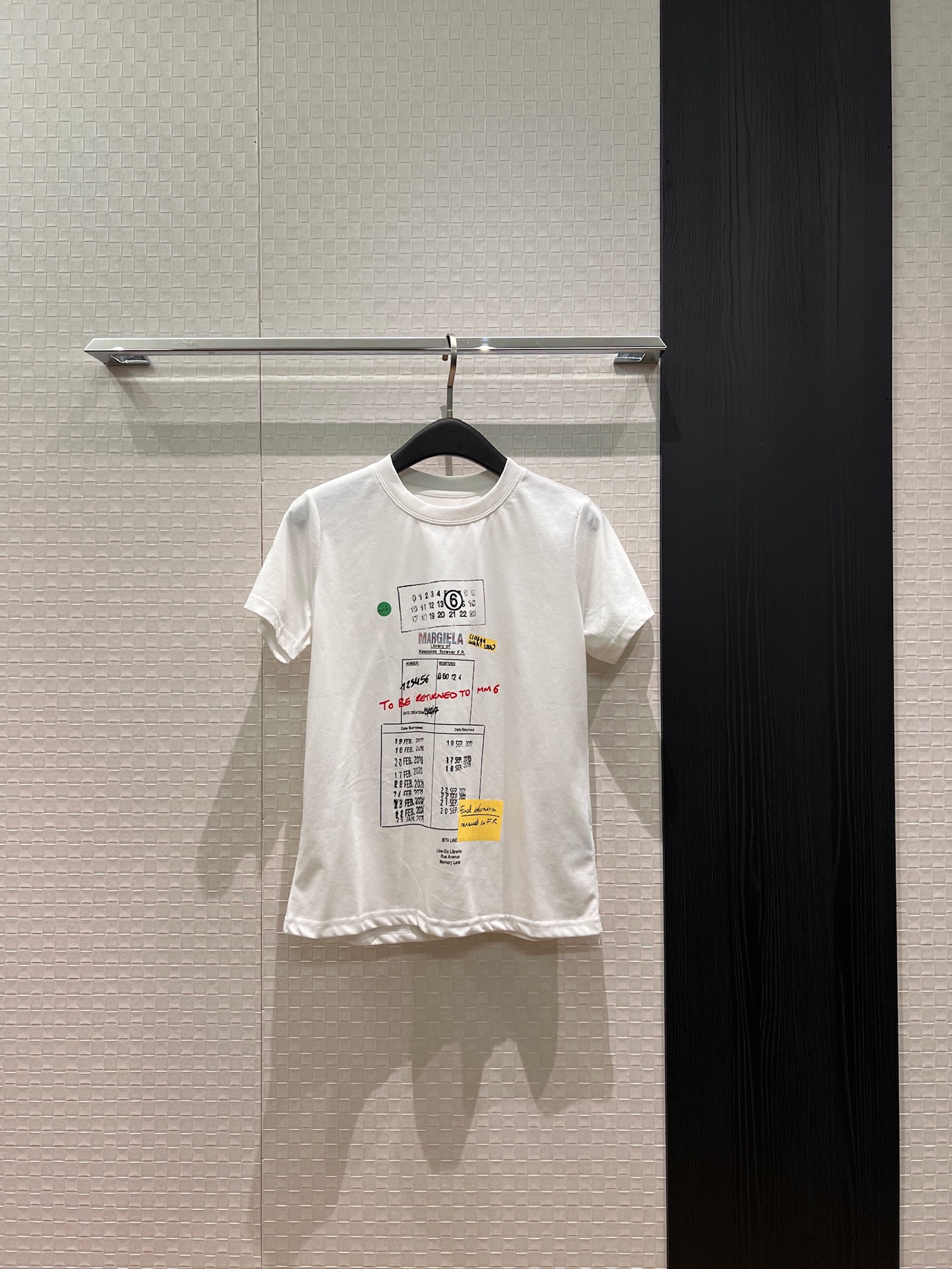 NO:795913,New 6 Margiela MM6 digital printed T-shirt, simple, casual, age-reducing and versatile, black and white MLXL, masion margiela, masion margiela, tees, t-shirt,19860909新款6马吉拉MM6 数字印花T恤简单休闲减龄百搭 黑色白色 MLXL,,masion margiela,masion margiela,tees，t-shirt,,Women's clothing