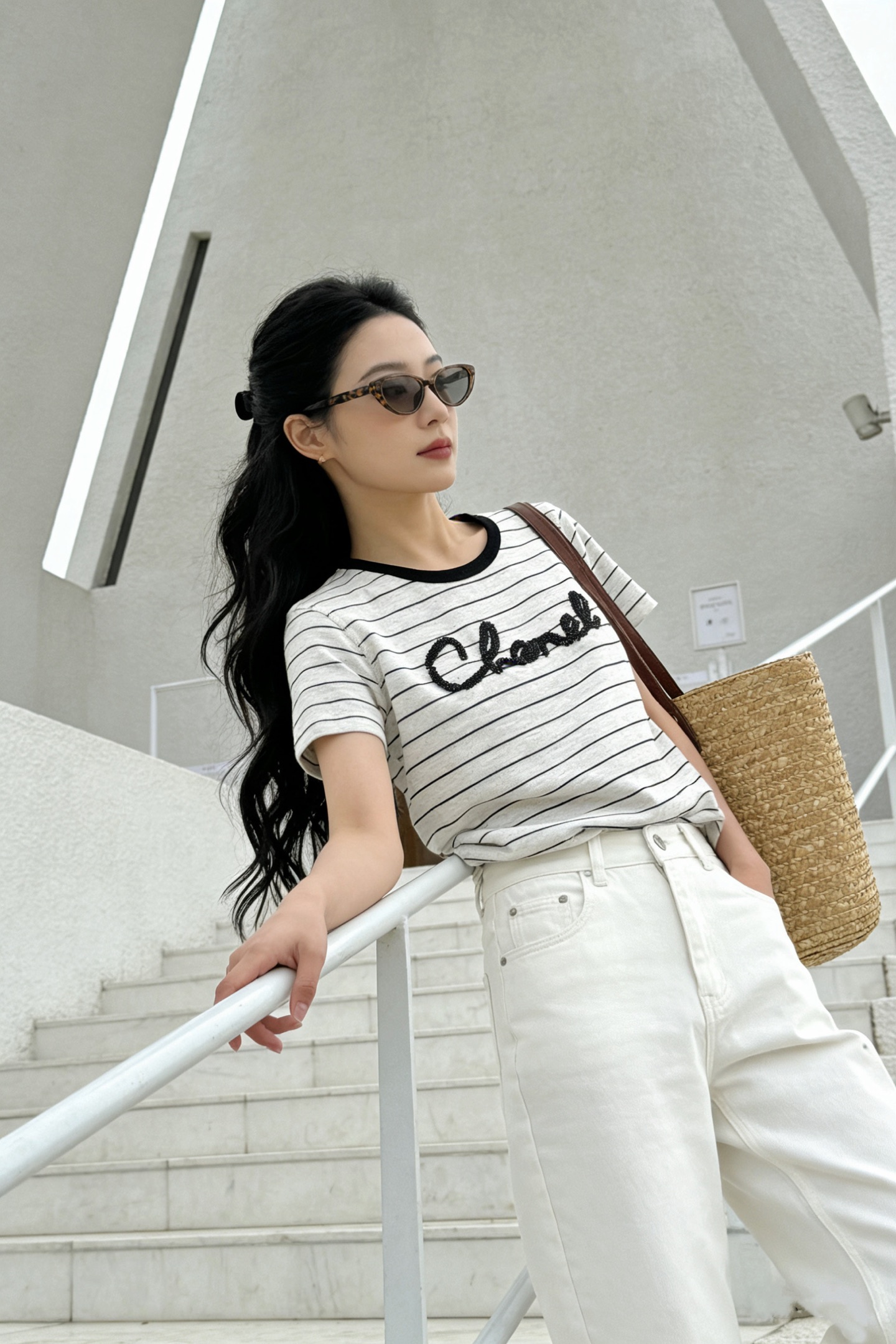 NO:798351,Striped T-shirt,,tees,t-shirt,19860909条纹T恤,,tees，t-shirt,,Women's clothing