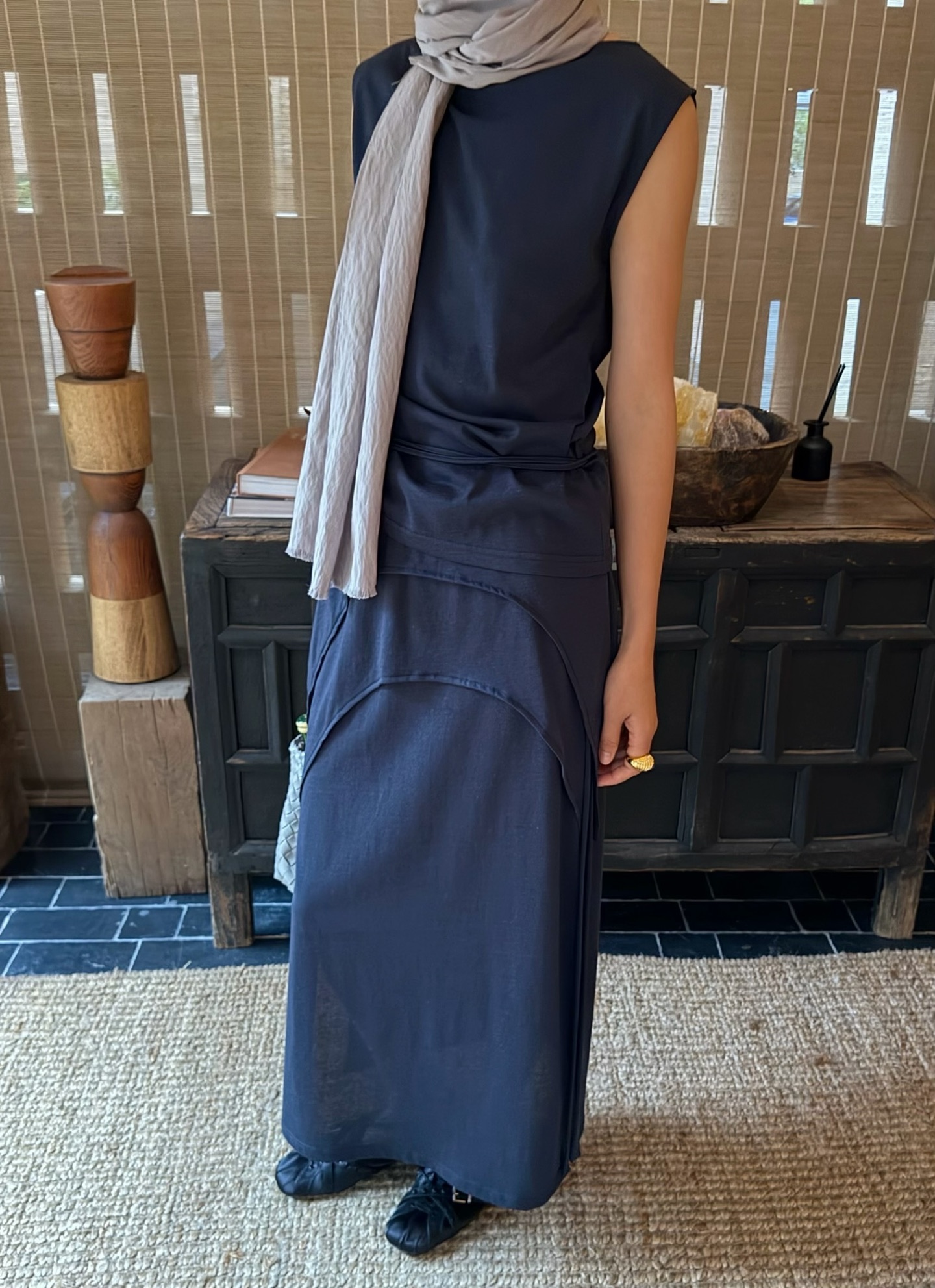 NO:842817,Dark blue outfit,,19860909深蓝一套穿搭,,,Women's clothing