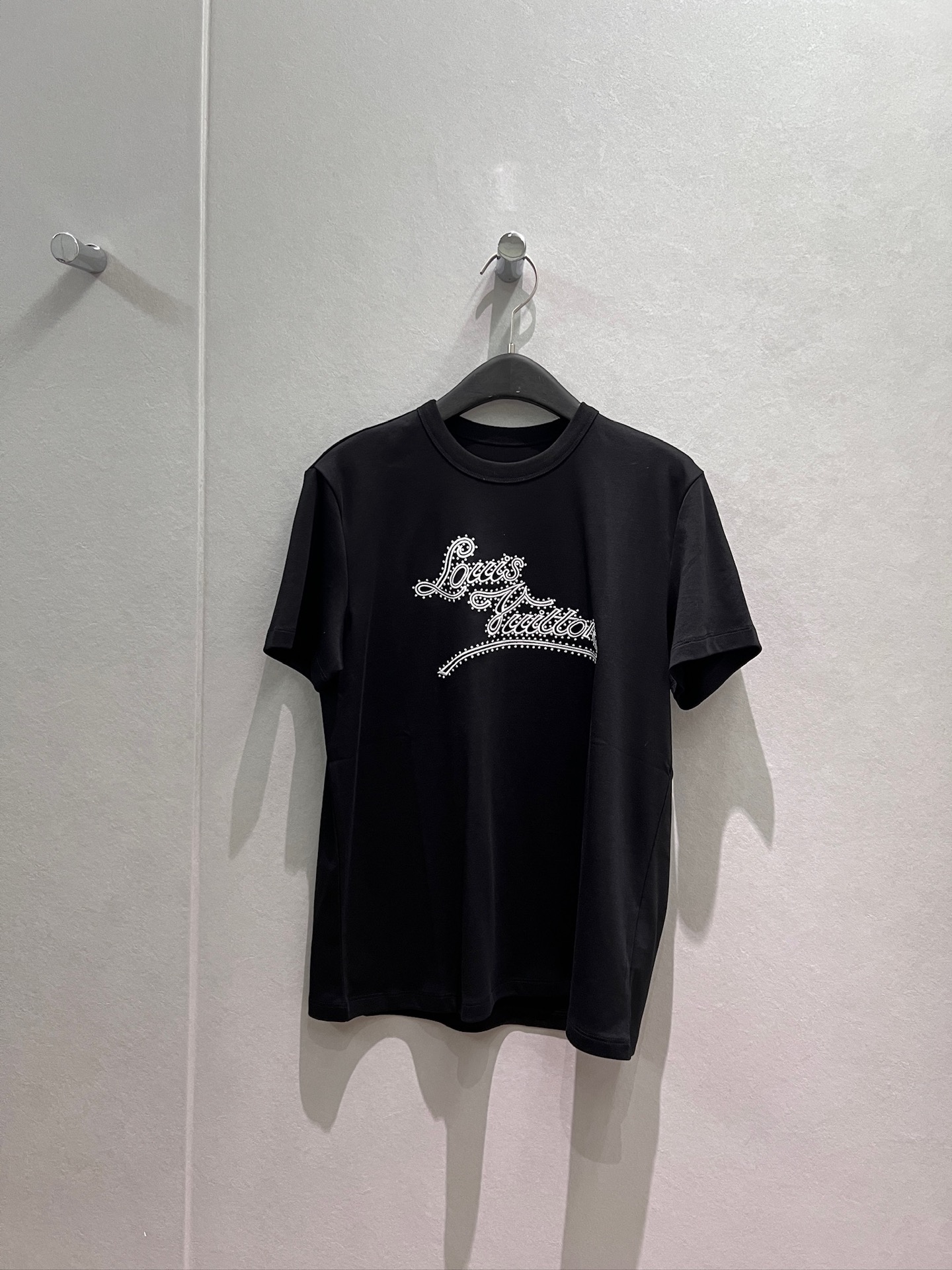 NO:891751,New embroidered logo letter contrast T-shirt, simple and casual, fashionable and versatile SML, tees, t-shirt,19860909新款刺绣logo字母撞色T恤 简单休闲 时尚百搭SML,,tees，t-shirt,,Women's clothing