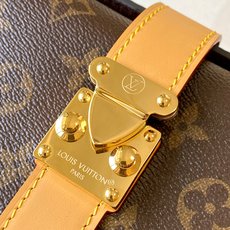 【特级MB163c芯片版原厂皮】 本款 VanityChain Pouch 手袋 型号:M26191老花亮片 材料:A级 【特级MB163c芯片版原厂皮】 本款 VanityChain Pouch 手袋 型号:M26191老花亮片 材料:A级