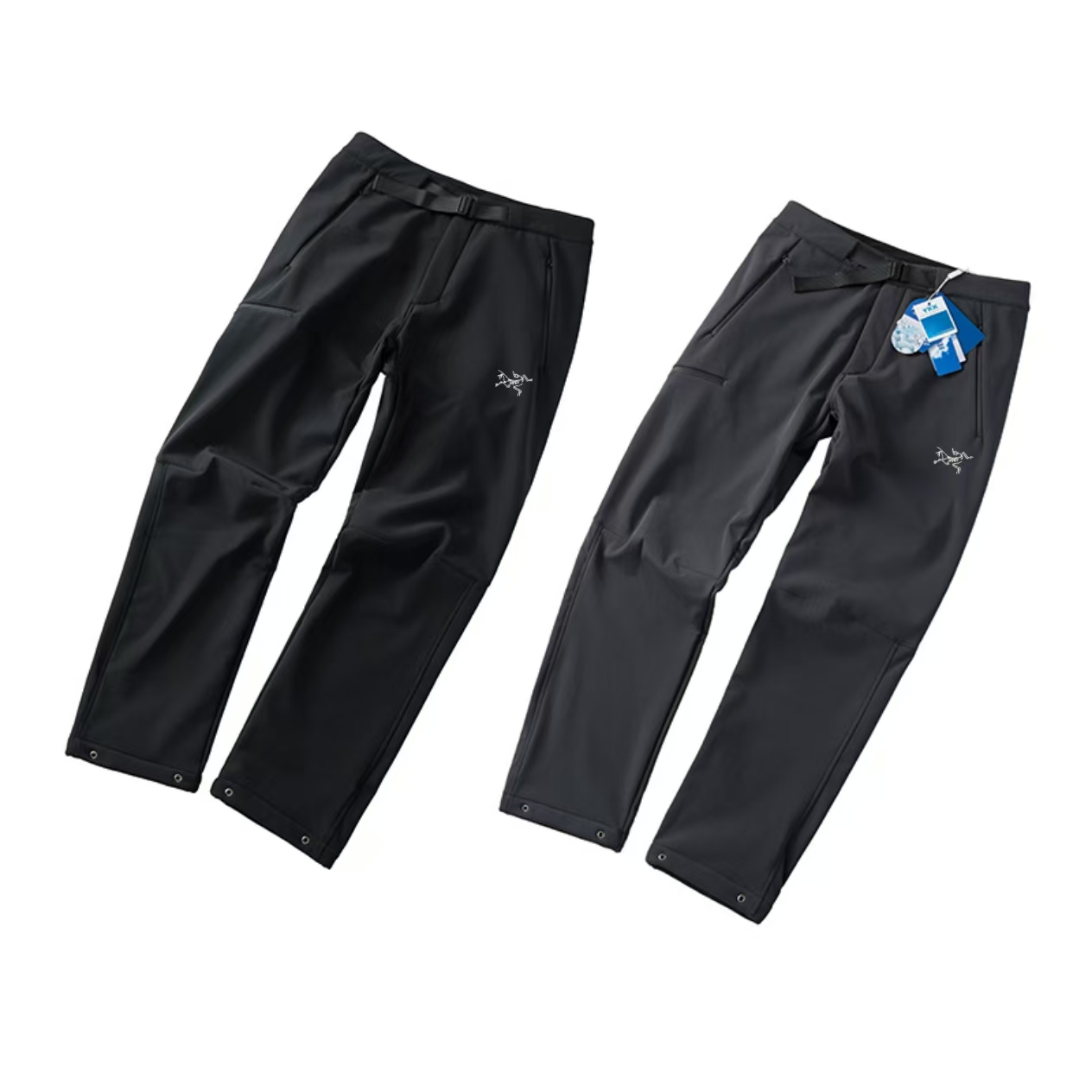 供货价:125💰『云仓特别款』出口贸易版本,天花板版本,原包装+原吊牌  印花版本
2025ARC‘TERYX始祖鸟 GAMMA JOGGER  防风 防泼水户外登山徒步加绒休闲长裤
采用客供高密度登山布面料！一穿便知！  非常结实具备良好的透气性和运动自由度
优良的户外登山四面弹 ，耐磨防泼水的功能！
军工级立体剪裁，自由活动不受拘束！简洁的造型非常大气
 这款裤子的特点是／轻便/弹力/防泼水/吸湿/排汗/弹力腰！  
非常百搭，日常上班 户外运动都可以穿着
此款经过鸟家多位著名设计师设计，是时尚休闲与户外运动的完美结合，所以无论您平时穿或者户外穿都是您的最佳选择。
腰带扣为金属扣腰带精美绝伦
裁剪采用立体三维裁剪
使每个部位都更加的合体舒适
斜插兜新加拉链
膝盖部分做了立体裁剪处理
更加适合运动。          
鸟标 厚实大气 采用TerraTex进口四面弹面料、柔软舒适，此面料具有优异的耐用性、透气性和吸湿排汗性能，防泼水,腰部内嵌可调节腰带，非常方便。立体剪裁结构，胯部三角接片设计，符合人体工程学，运动不受限制
2个加大斜插口袋，放置物品更安全。          
代工厂出货在工艺上的能力，的确是杠杠滴
抗静电，抗起球，挺括有型，透气性能好！
多的不讲，你光看图就明白，这件很碉的，稀缺货
不是时时会有的东西，懂货的来
颜色: 黑色，灰色
尺码：m一4XL





