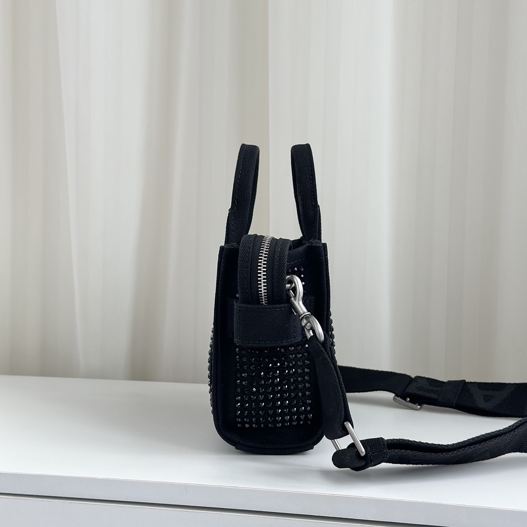Marc Jacobs ～水晶烫钻托特 黑色