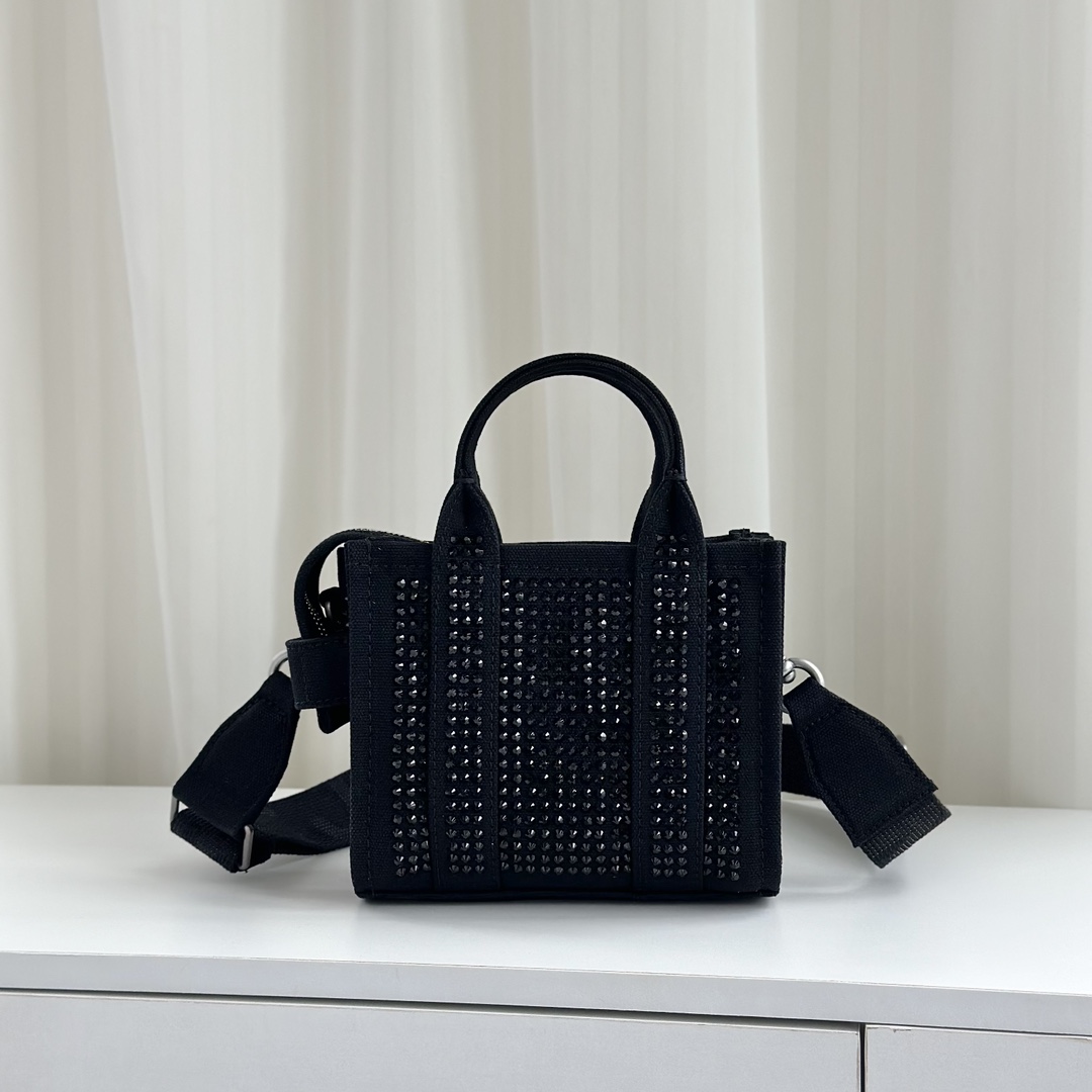 Marc Jacobs ～水晶烫钻托特 黑色