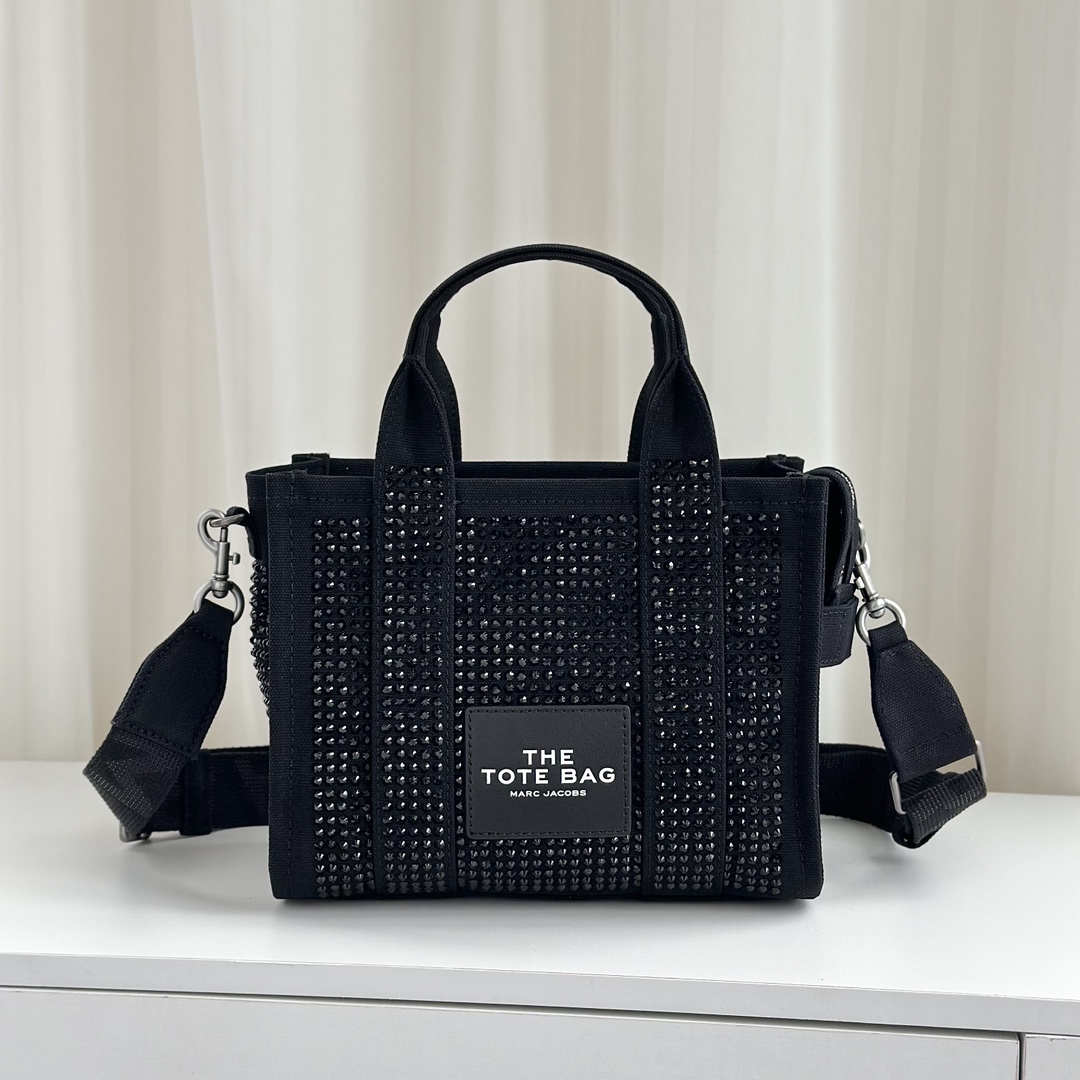 Marc Jacobs ～水晶烫钻托特 黑色