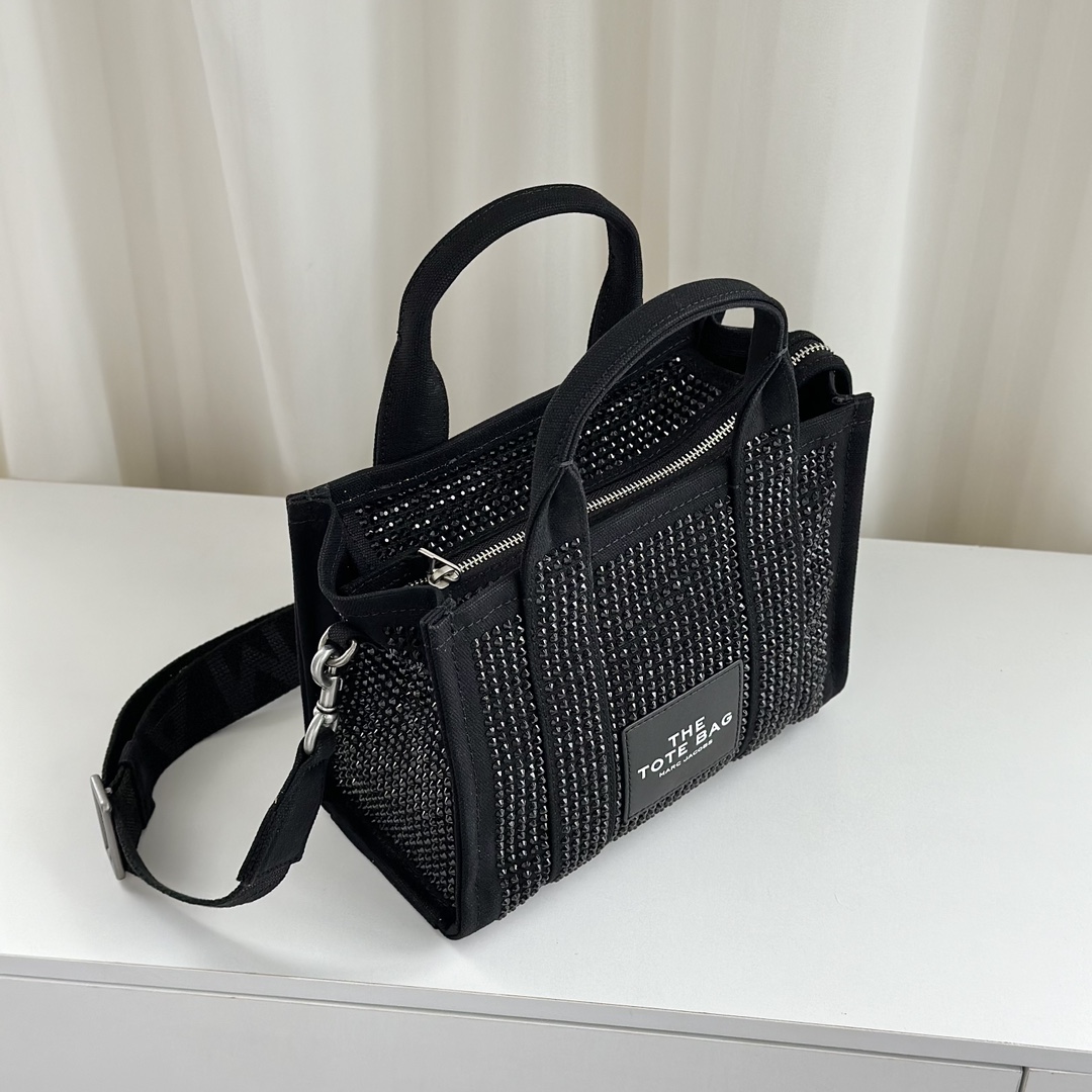 Marc Jacobs ～水晶烫钻托特 黑色