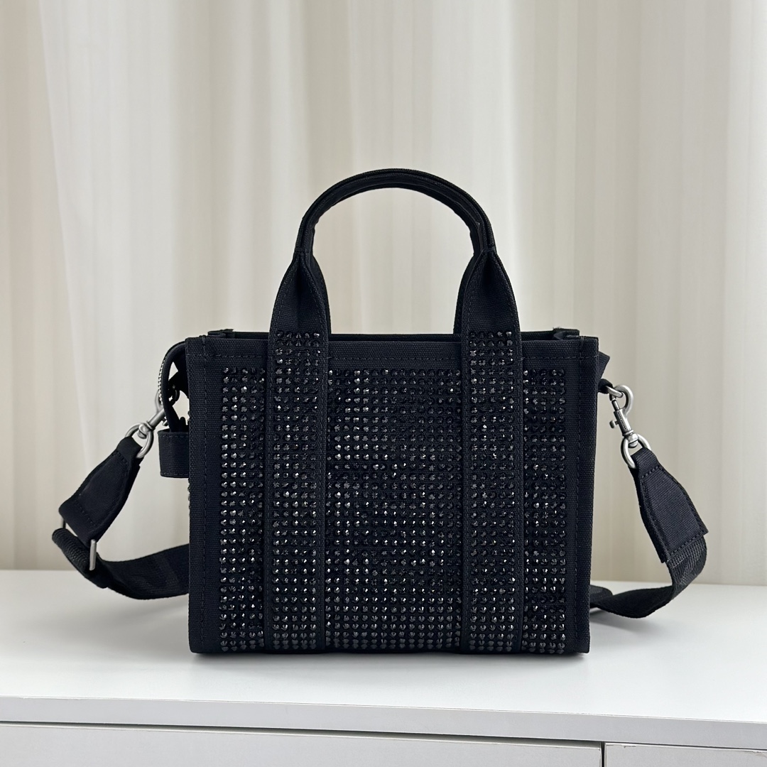 Marc Jacobs ～水晶烫钻托特 黑色