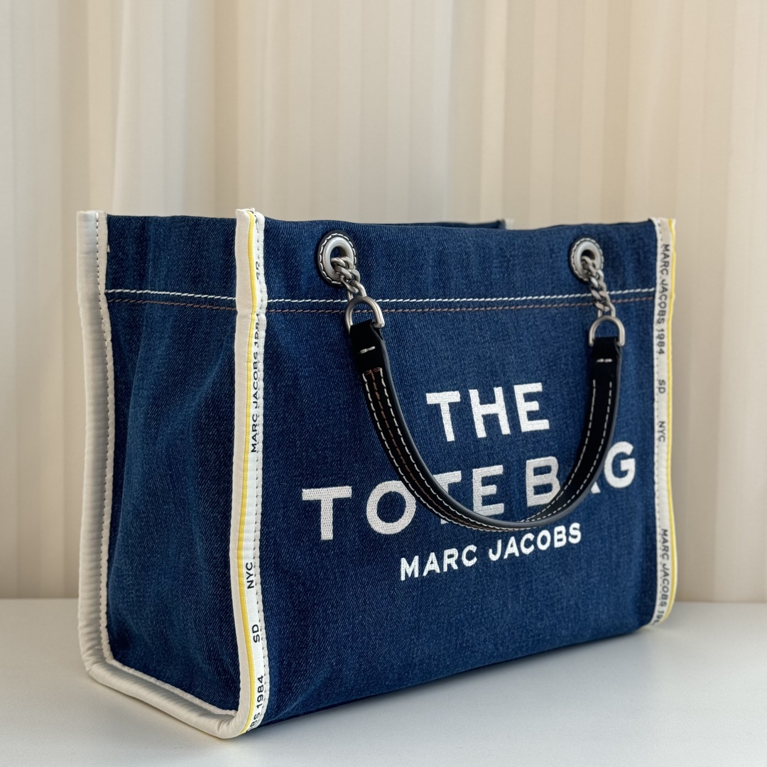 Marc Jacobs ～牛仔托链条垮包 水洗蓝