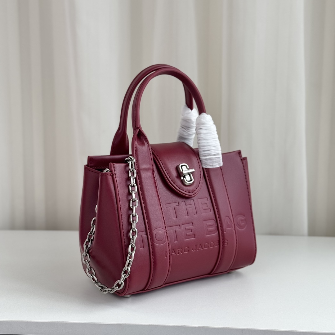 Marc Jacobs ～Mj 牛皮链条斜挎包 手提包