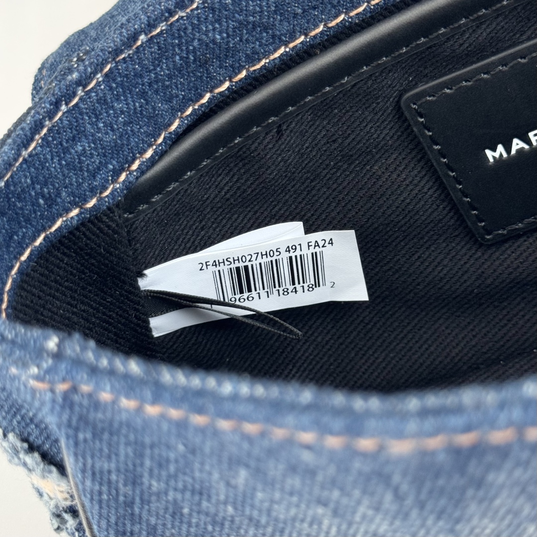 Marc Jacobs ～Mj 水洗牛仔破洞风单肩斜挎包