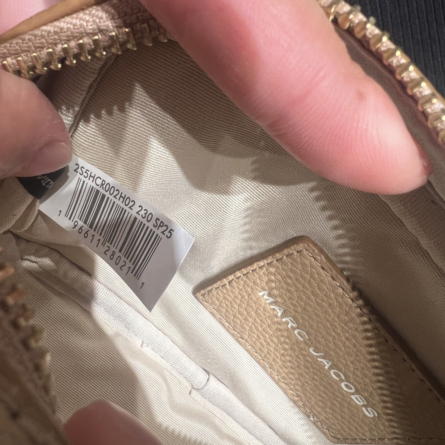 Marc Jacobs 米黄色 斜挎包