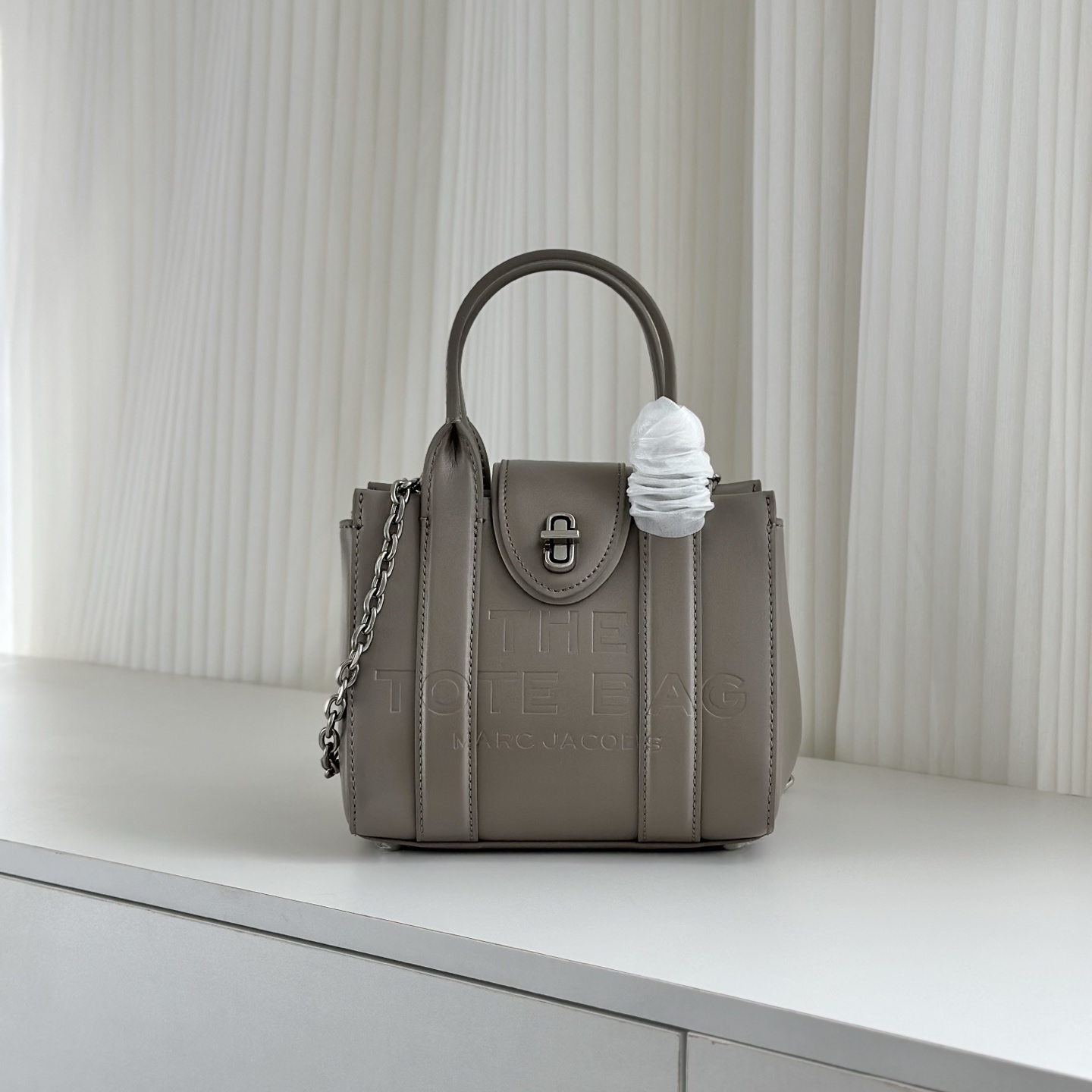 Marc Jacobs ～Mj 牛皮链条斜挎包 手提包