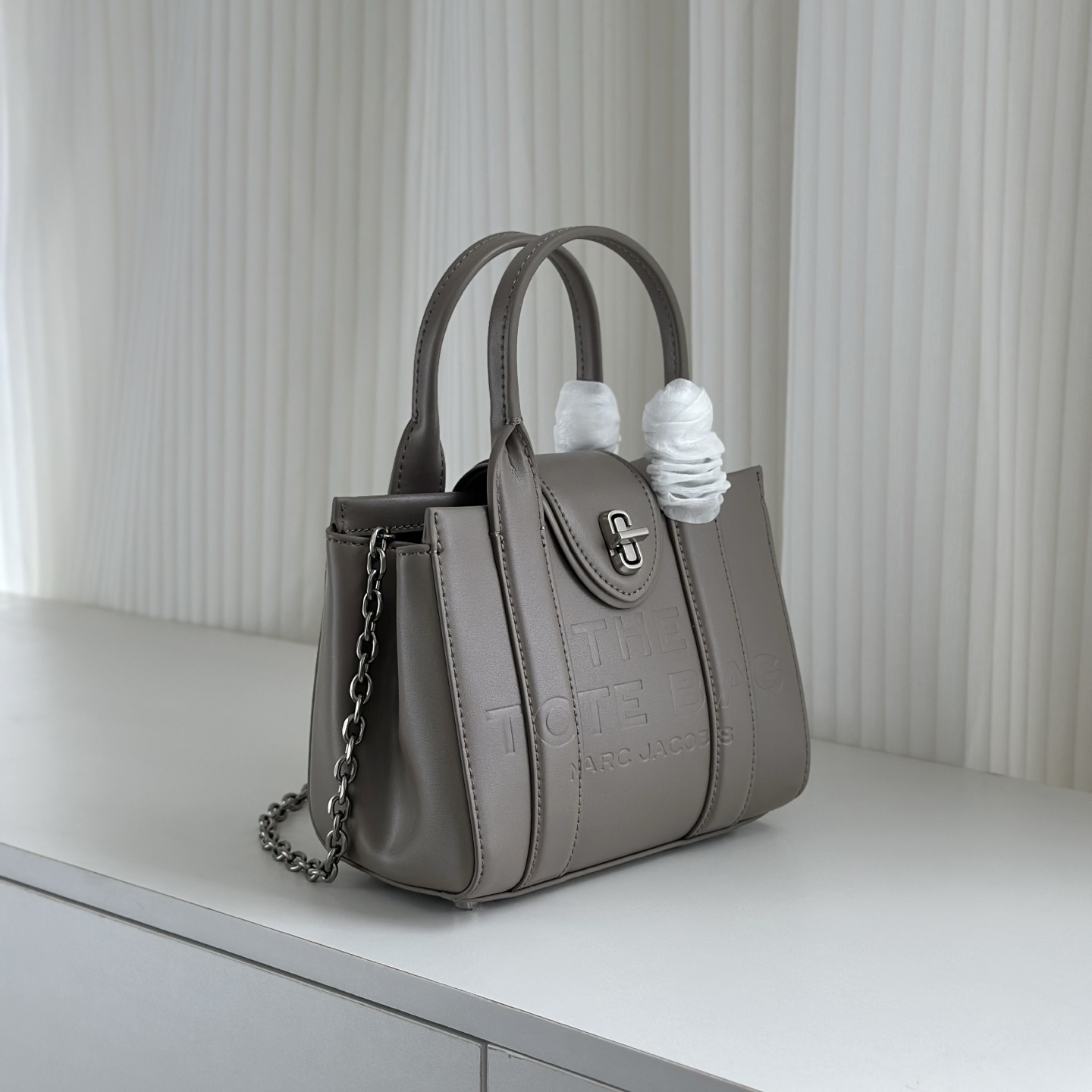 Marc Jacobs ～Mj 牛皮链条斜挎包 手提包