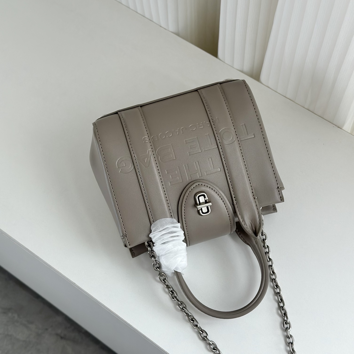 Marc Jacobs ～Mj 牛皮链条斜挎包 手提包