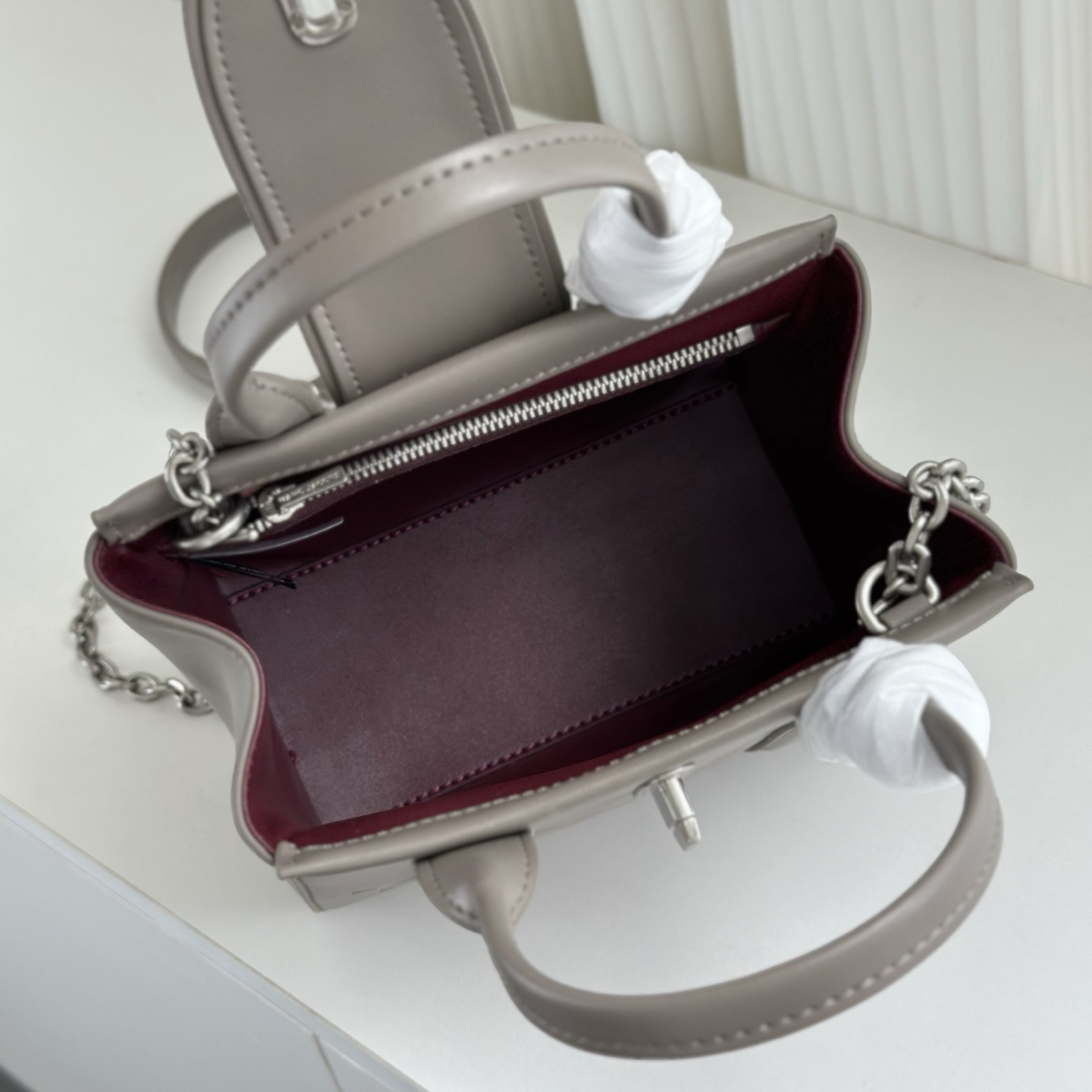 Marc Jacobs ～Mj 牛皮链条斜挎包 手提包