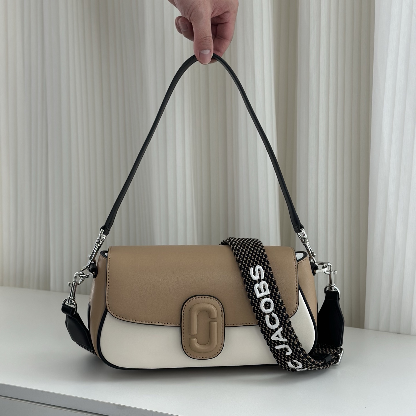 Marc Jacobs ～Mj 单肩斜挎包2条肩带 随意拆卸搭配
