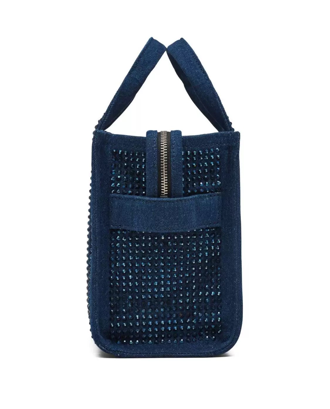Marc Jacobs ～MJ 烫钻托特 水晶系列靛蓝色 尺寸:26cm