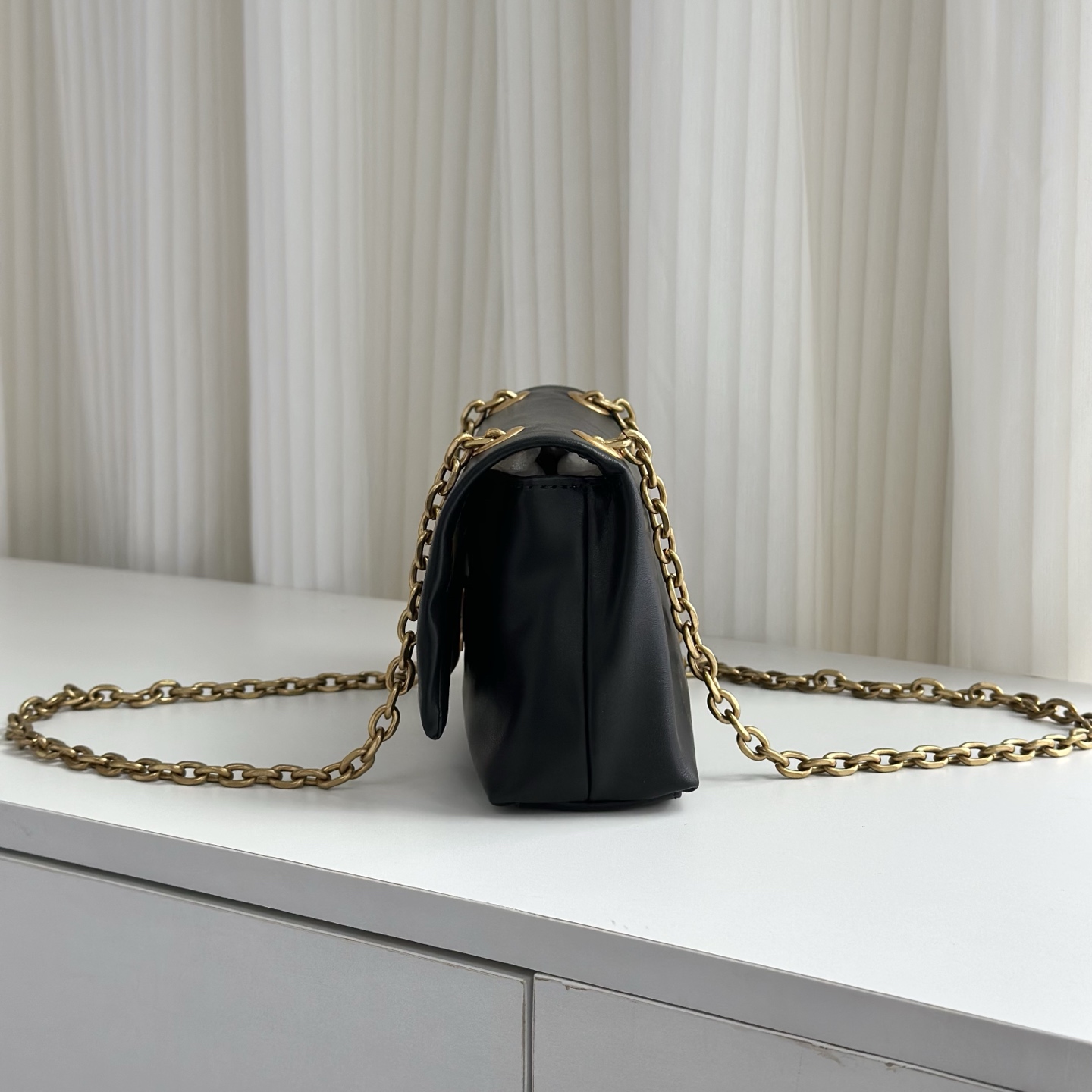 Marc Jacobs MJ 迷你链条斜挎包 黑色