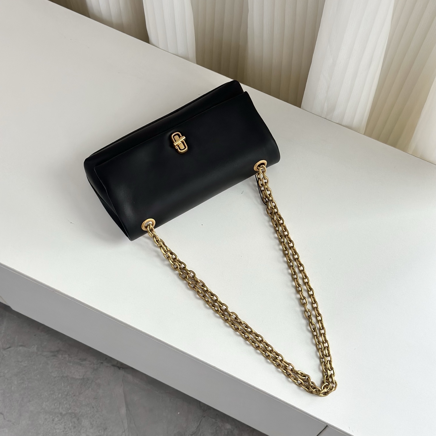 Marc Jacobs MJ 迷你链条斜挎包 黑色