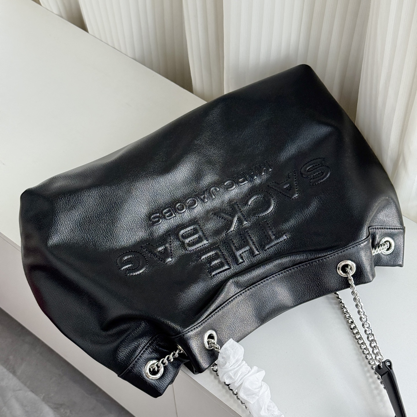 Marc Jacobs ～MJ SACK大号牛皮大容量链条斜挎包可单肩 多种背法