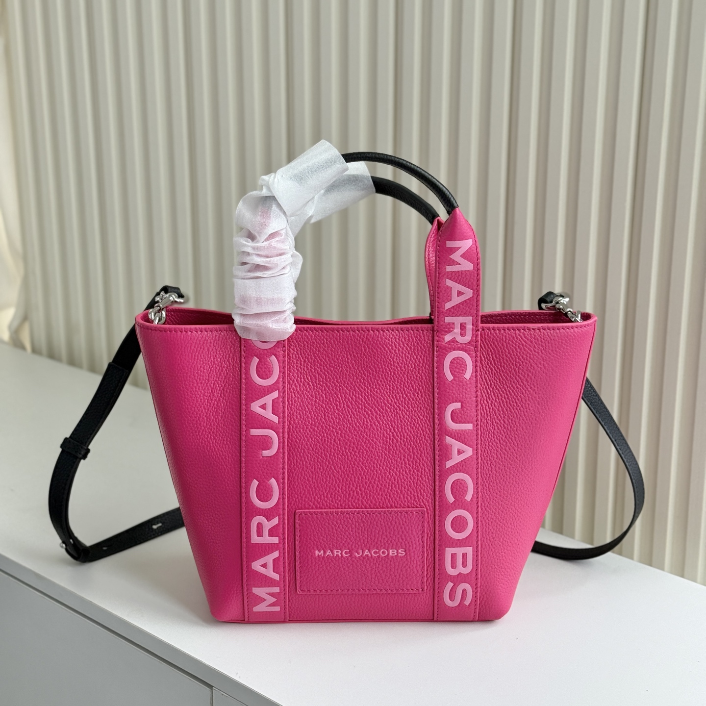 Marc Jacobs ～MJ 牛皮菜篮子包小号 可斜挎