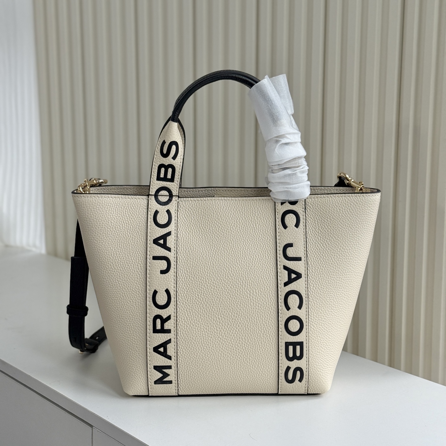 Marc Jacobs ～MJ 牛皮菜篮子包小号 可斜挎