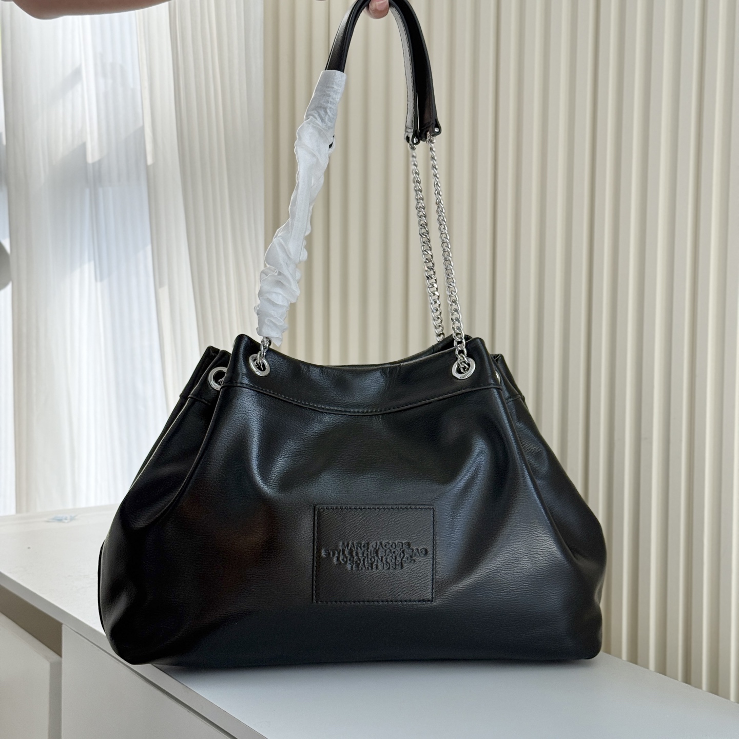 Marc Jacobs ～MJ SACK大号牛皮大容量链条斜挎包可单肩 多种背法