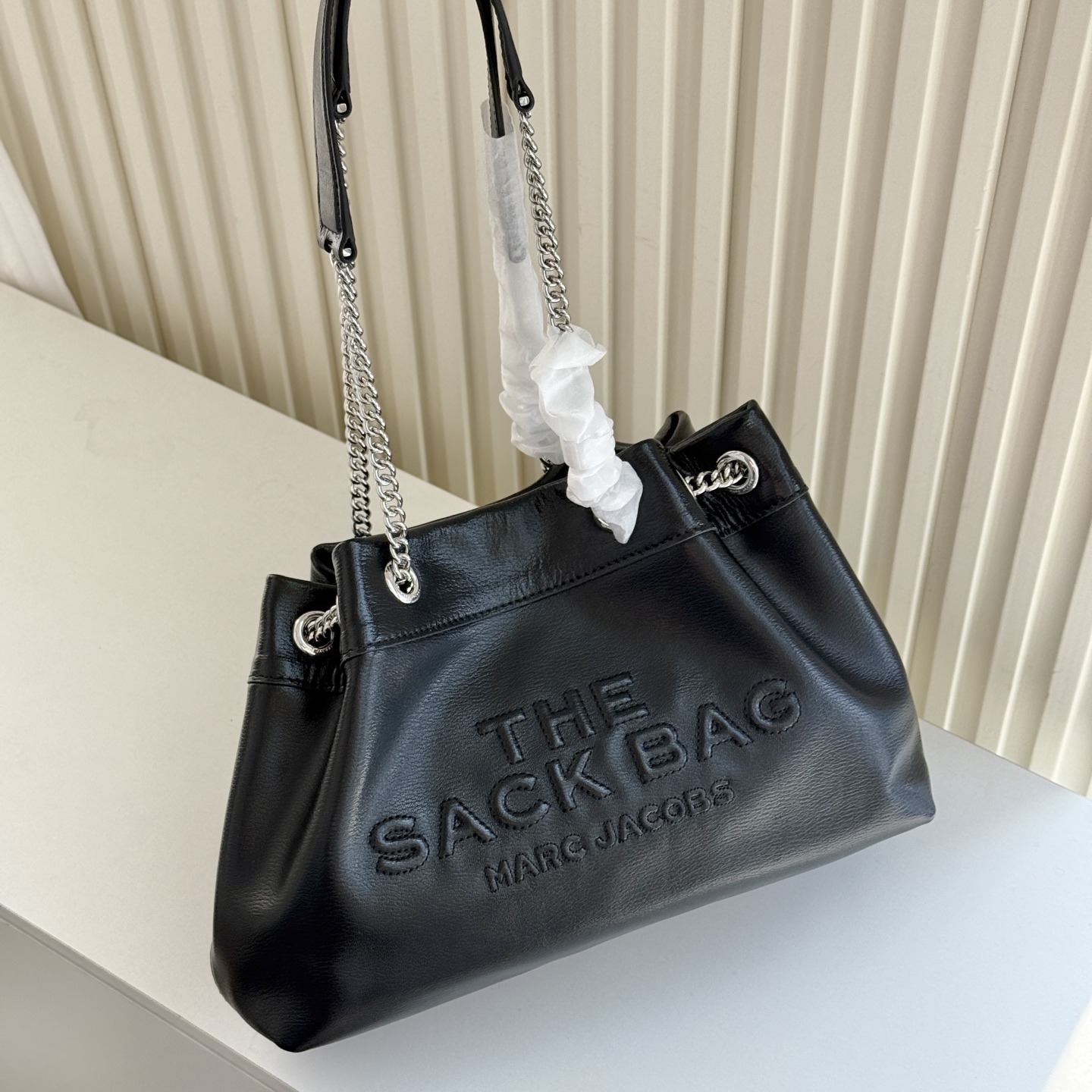 Marc Jacobs ～MJ SACK中号牛皮大容量链条斜挎包可单肩 多种背法