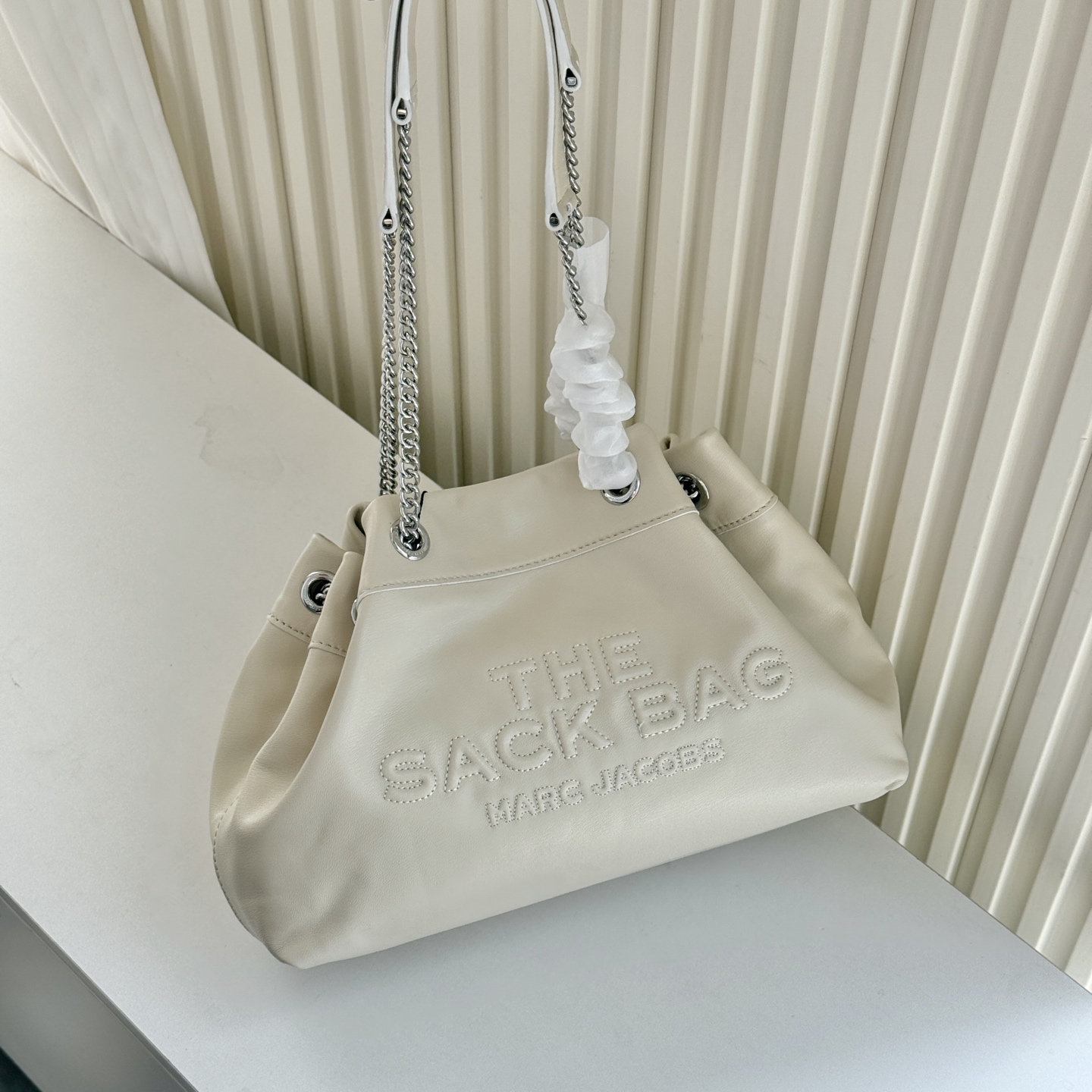 Marc Jacobs ～MJ SACK中号牛皮大容量链条斜挎包可单肩 多种背法