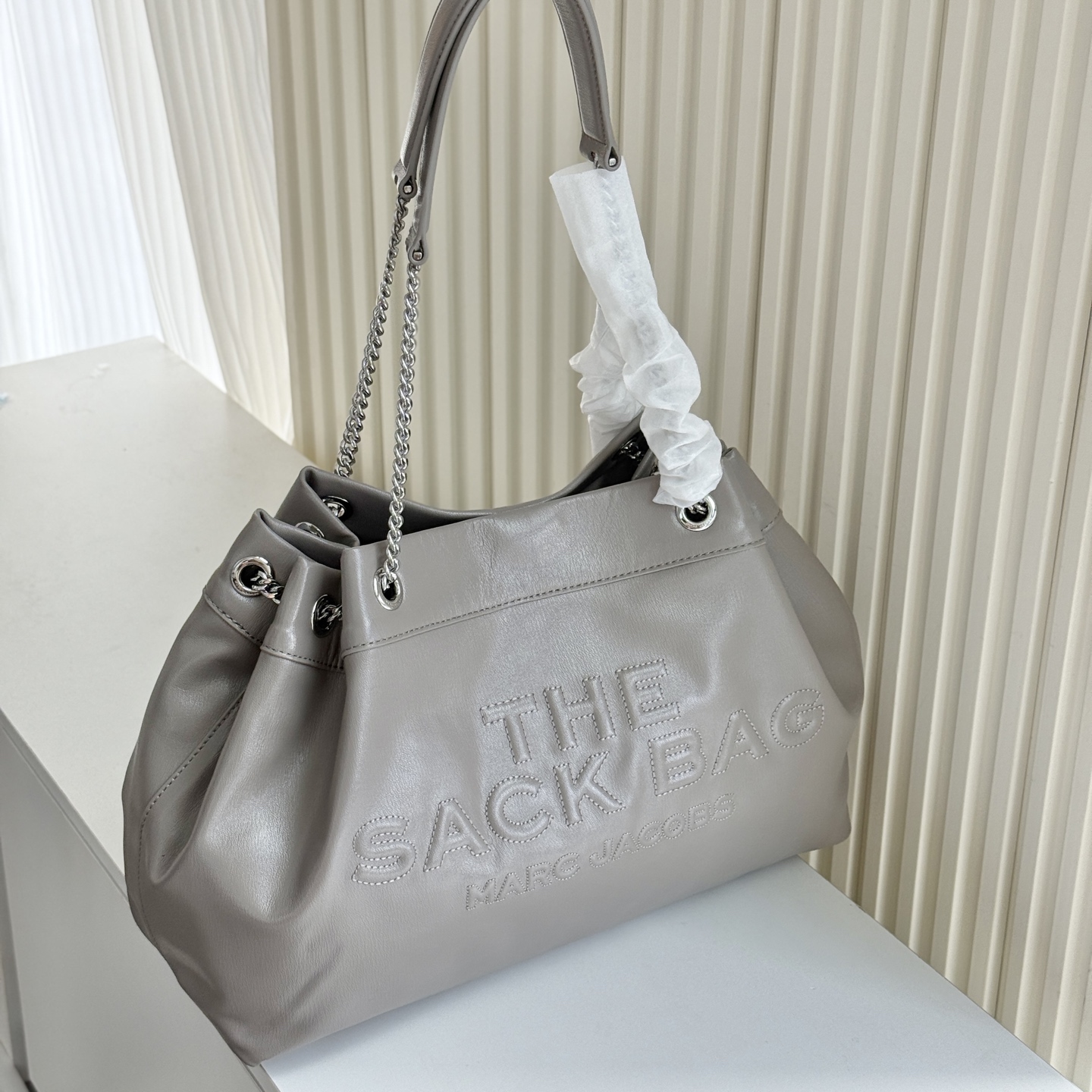 Marc Jacobs ～MJ SACK大号牛皮大容量链条斜挎包可单肩 多种背法