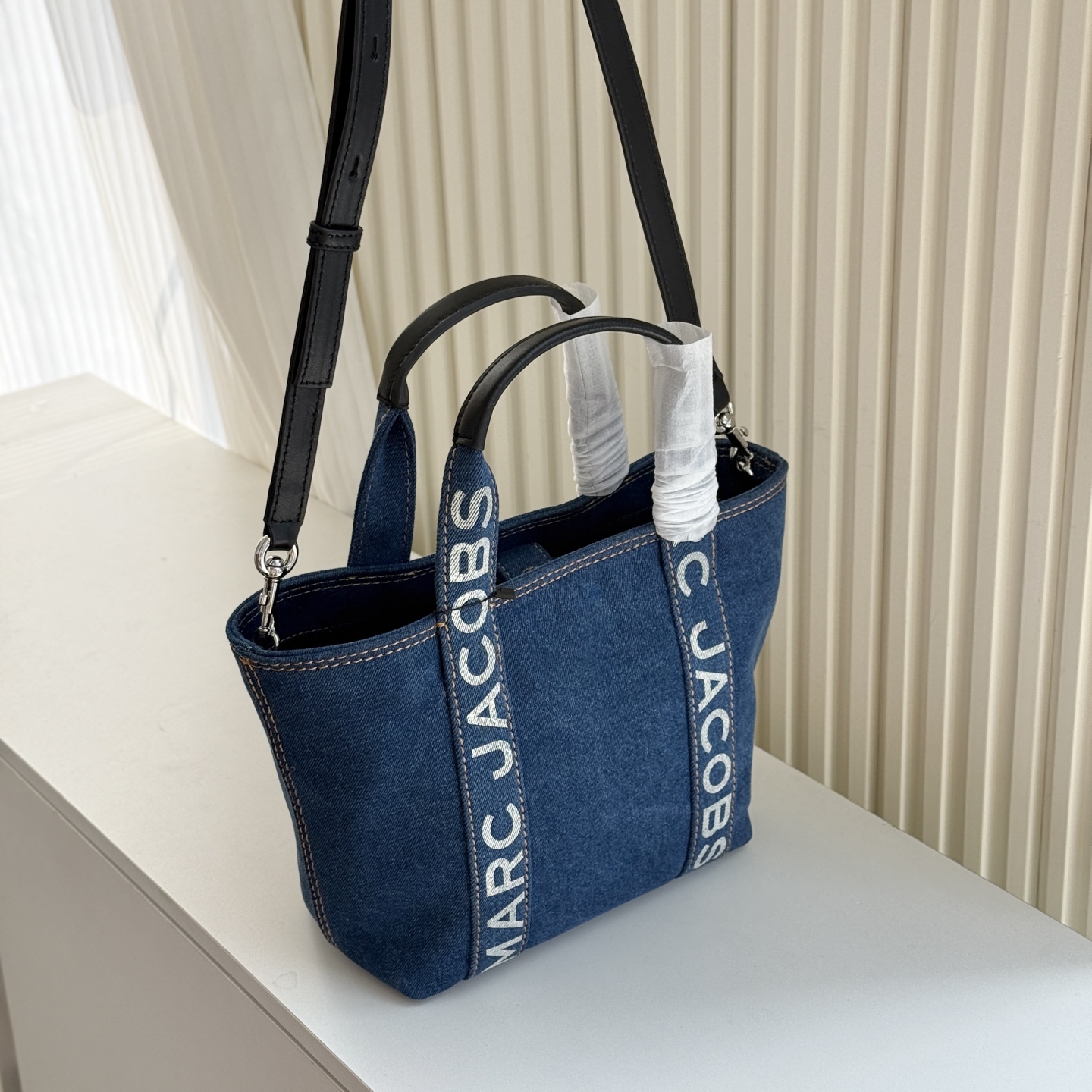 Marc Jacobs ～MJ 牛仔菜篮子 托特包