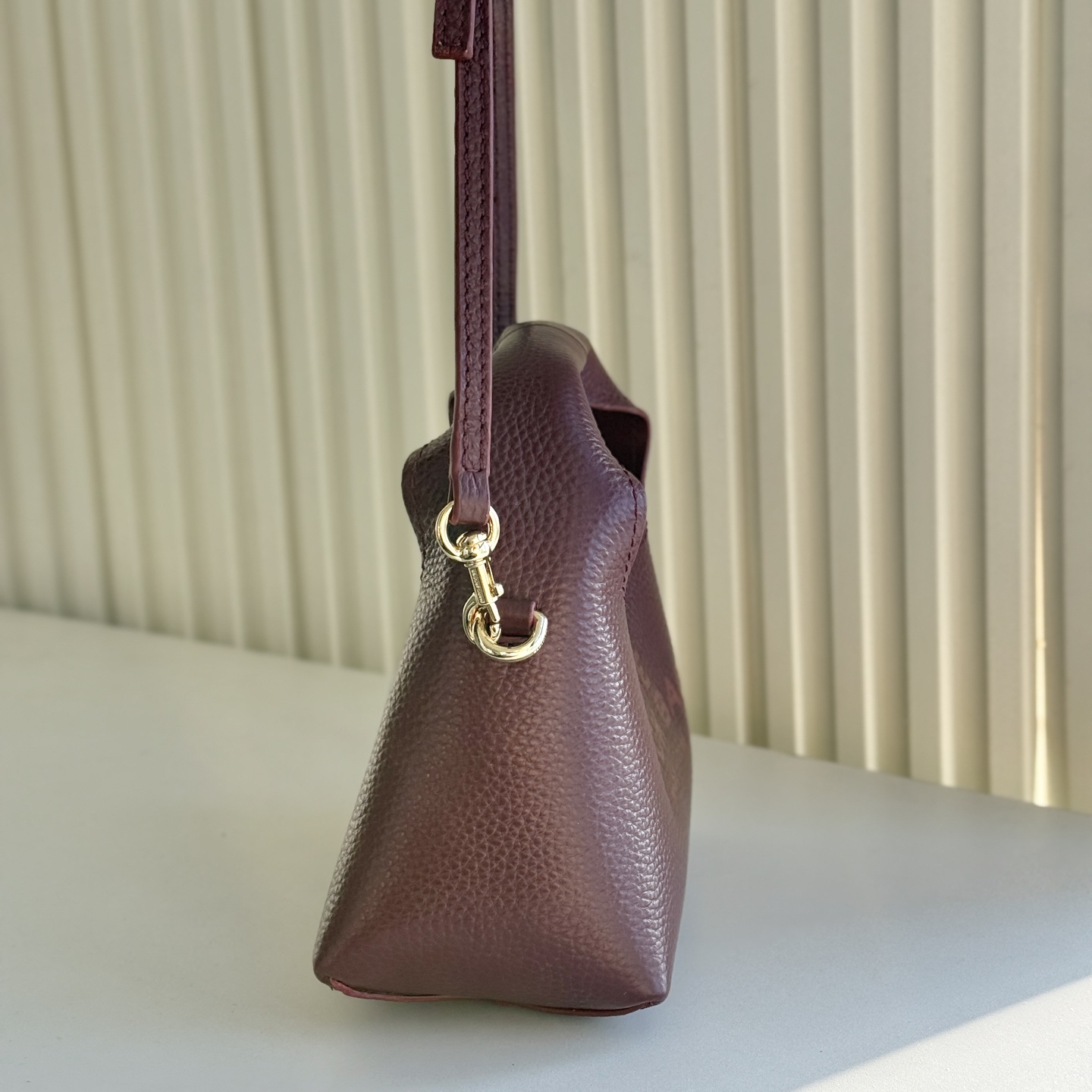Marc Jacobs MARC JACOBS/莫杰 SACK 迷你 荔枝纹牛皮斜挎包 手拿包 3色