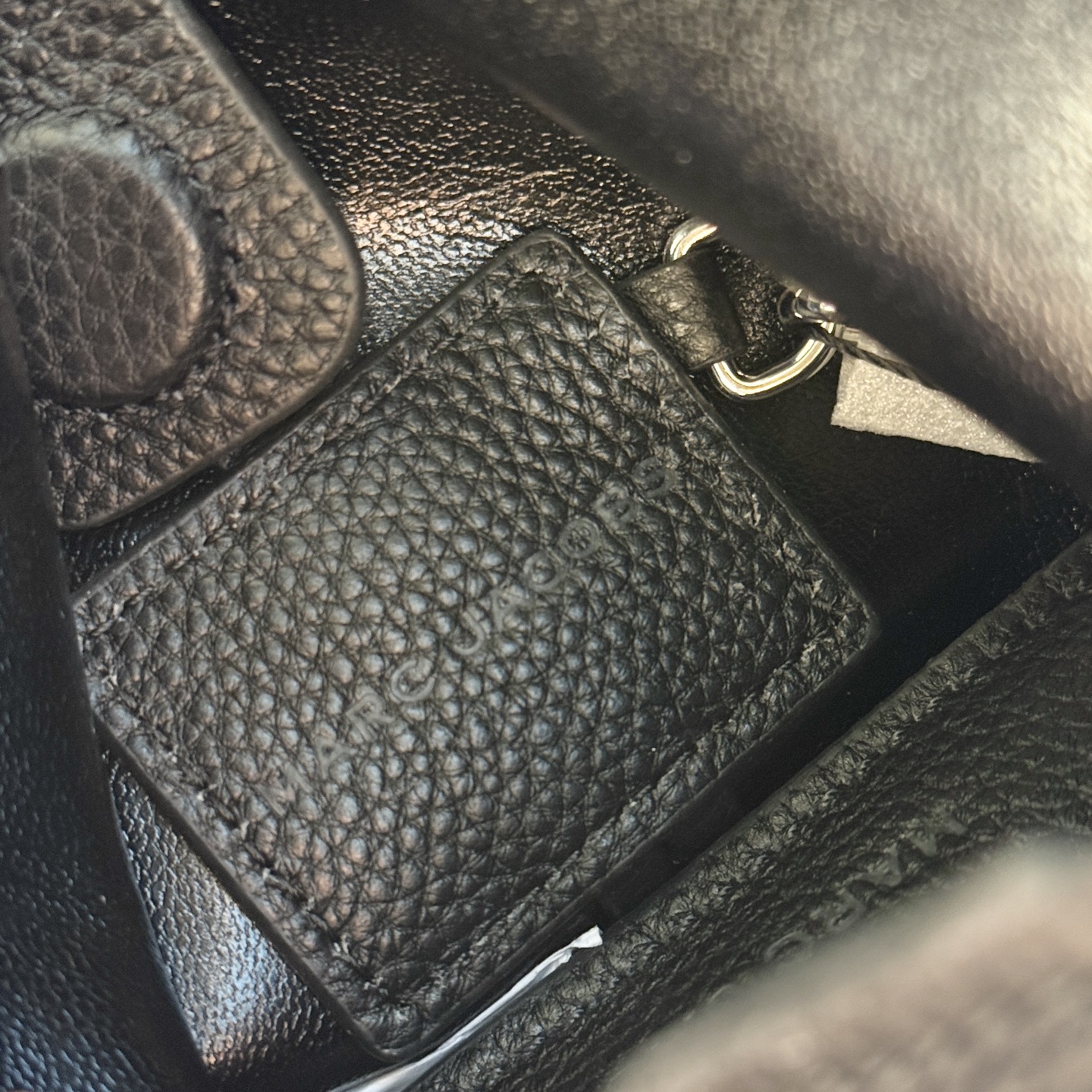 Marc Jacobs MARC JACOBS/莫杰 SACK 迷你 荔枝纹牛皮斜挎包 手拿包 3色