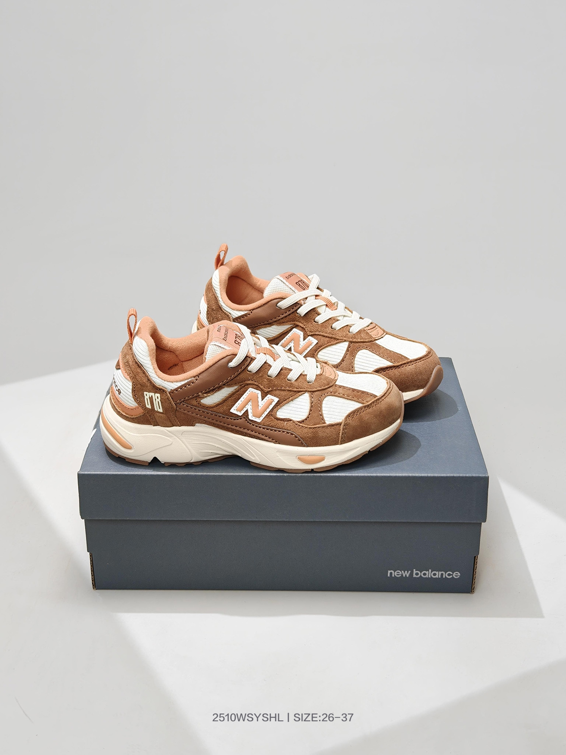 图片[4]-🈴 童鞋！新百伦 NEW BALANCE NB 878 复古 格雷系列 织物人造革 低帮儿童运动鞋 PV878BSA 尺码：26 27 28 29 30 31 32 33 34 35 36 37-选品中心